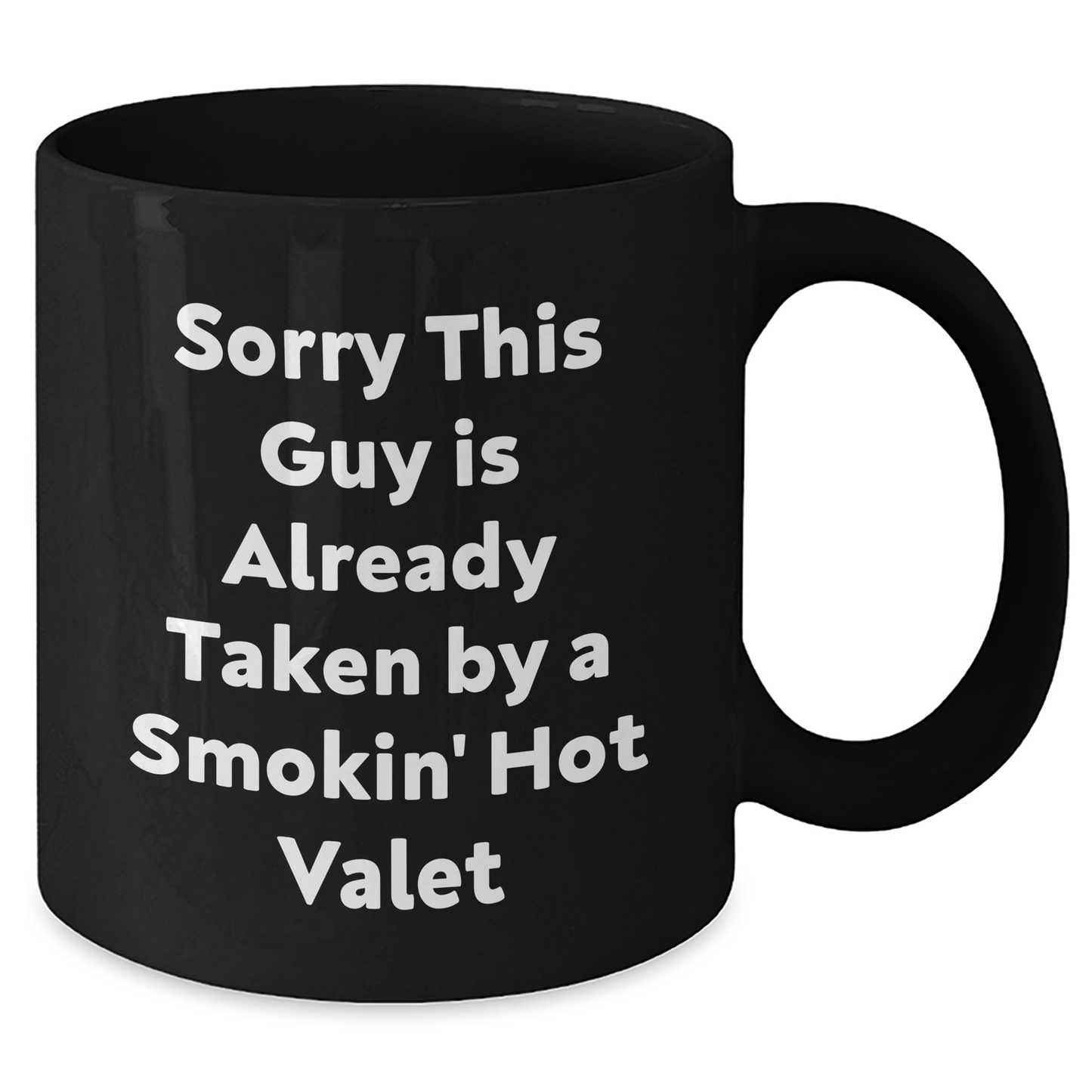 Valet's Day Delight, Funny Quote Black Coffee Mug, Gifts from Friends for Him, Unique Father's Day Present - Additional