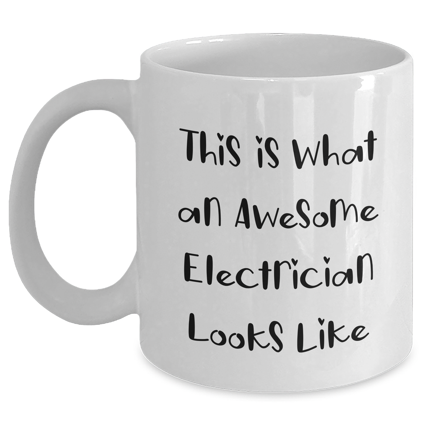 Funny Electrician Gifts from Friends, Gifts for Electrician Men, White Coffee Mug for Graduation Unique Gifts - Main