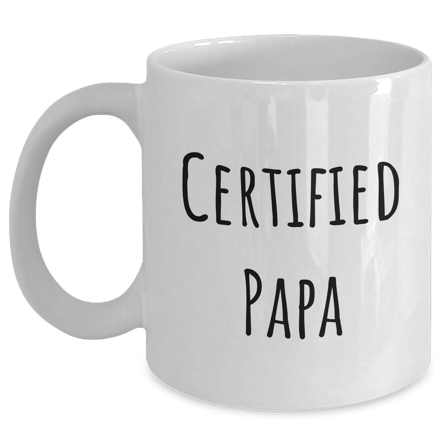 Funny Papa Quotes White Coffee Mug Gifts for Papa from Family - 11oz or 15oz Capacity, Ceramic, Microwave and Dishwasher Safe - Main