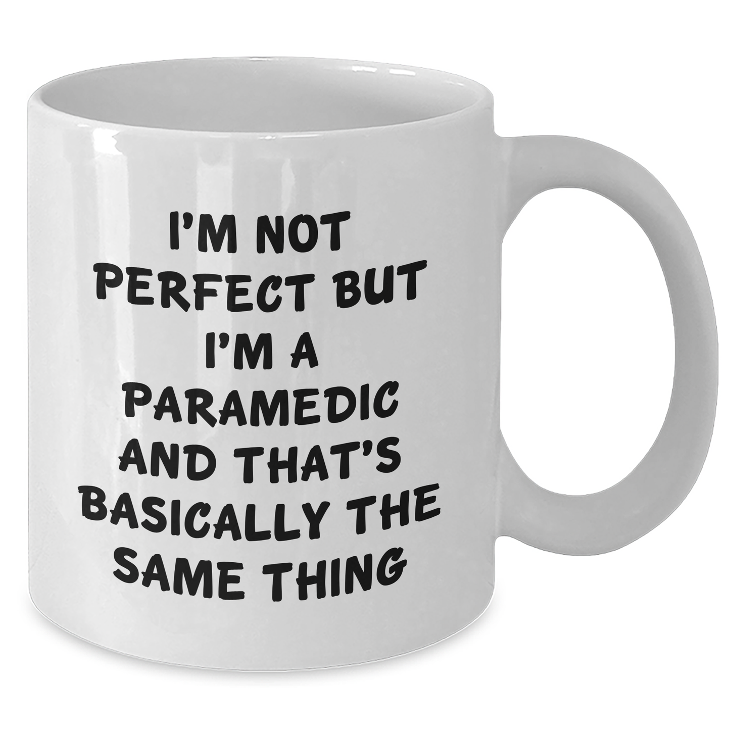 Funny Rescue Worker Gifts from Men for Rescue Worker - I'm Not Perfect White Coffee Mug, Father's Day Unique Gifts - Additional