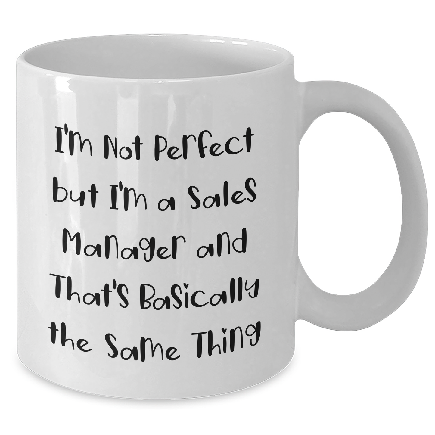 Funny Sales Manager Quote Gifts from Men to Dad, White Coffee Mug for Father's Day, Inspirational Mug for Sales Manager, Gifts for Him - Additional