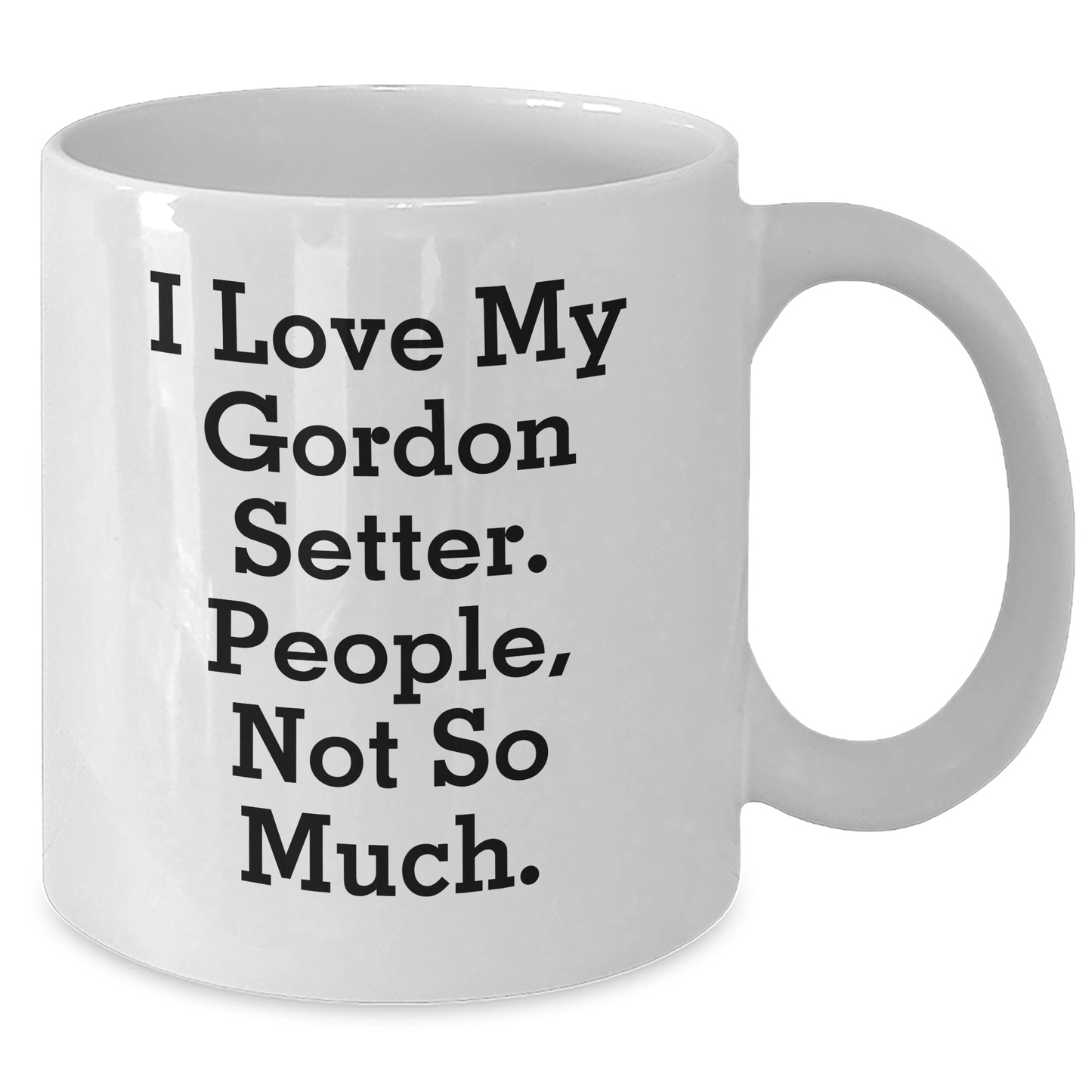 Gordon Setter Dog Lover's Humorous White Coffee Mug Gifts from Friends for Graduation - Additional