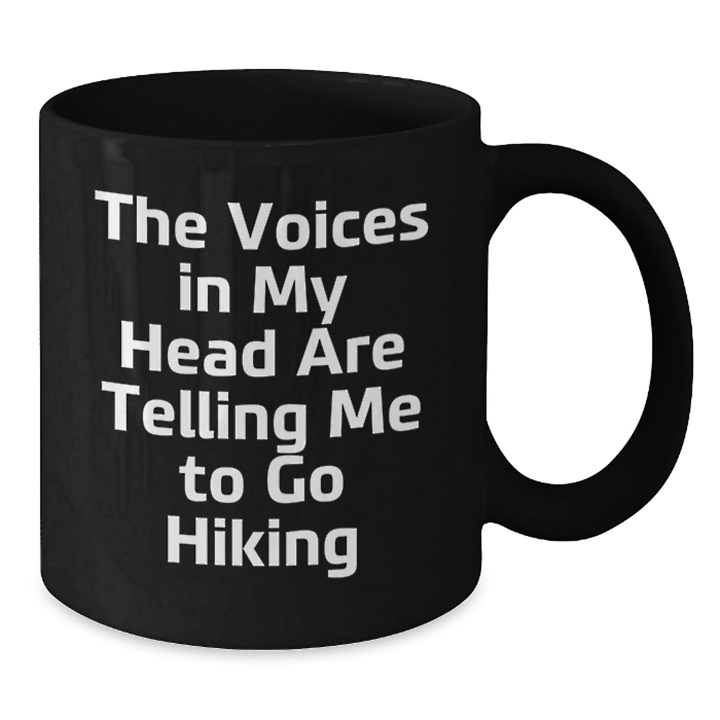 Funny Hiking Gifts for Men from Friends - Black Coffee Mug with Inspirational Quote, Graduation Unique Gifts - Additional