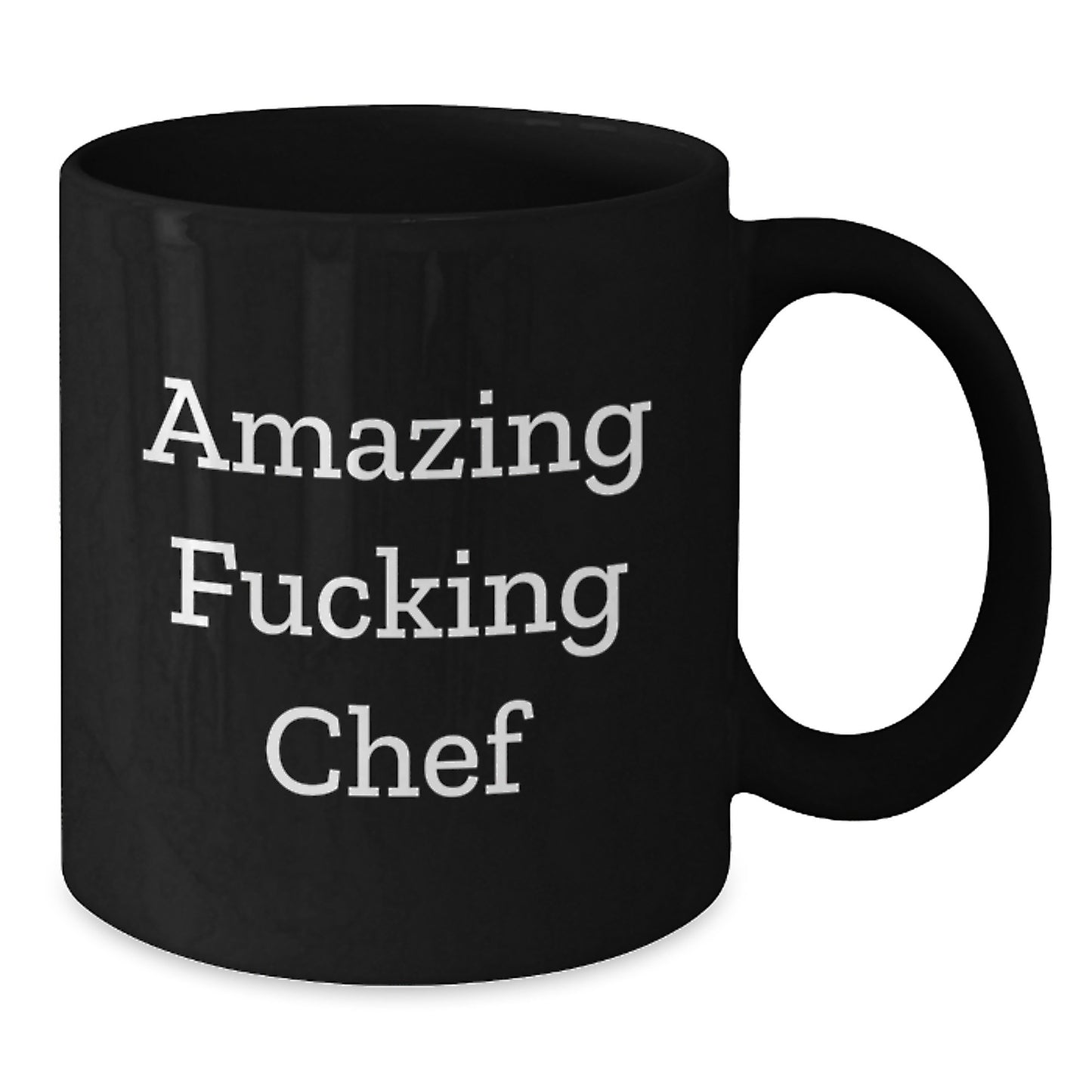 Funny Chef Gifts, Amazing F--king Chef Quote, Black Coffee Mug for Graduation, Gifts from Friends to Chef, Gifts for Men - Additional