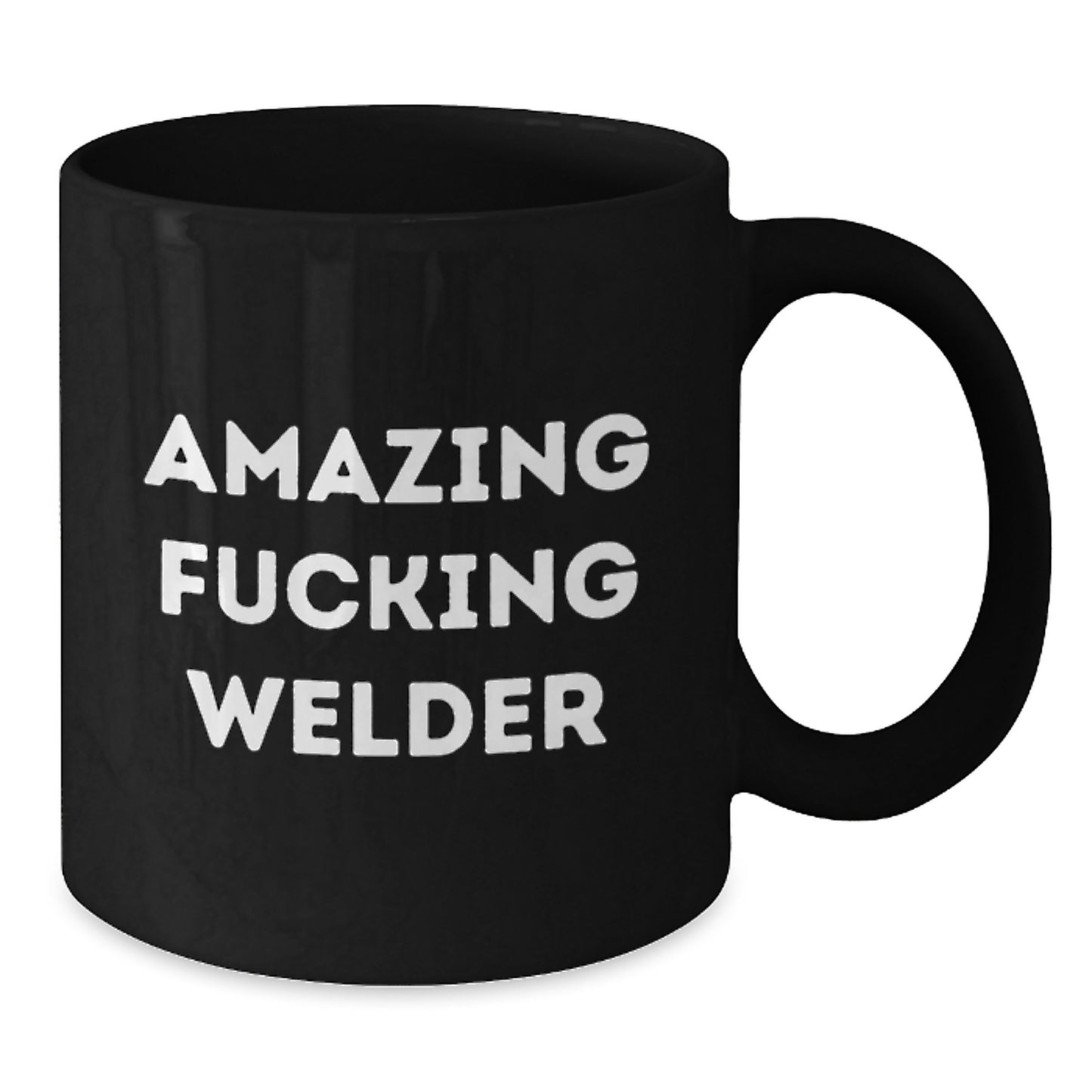 Funny Welder Gifts for Him from Friends - Amazing Black Coffee Mug for Graduation - Additional