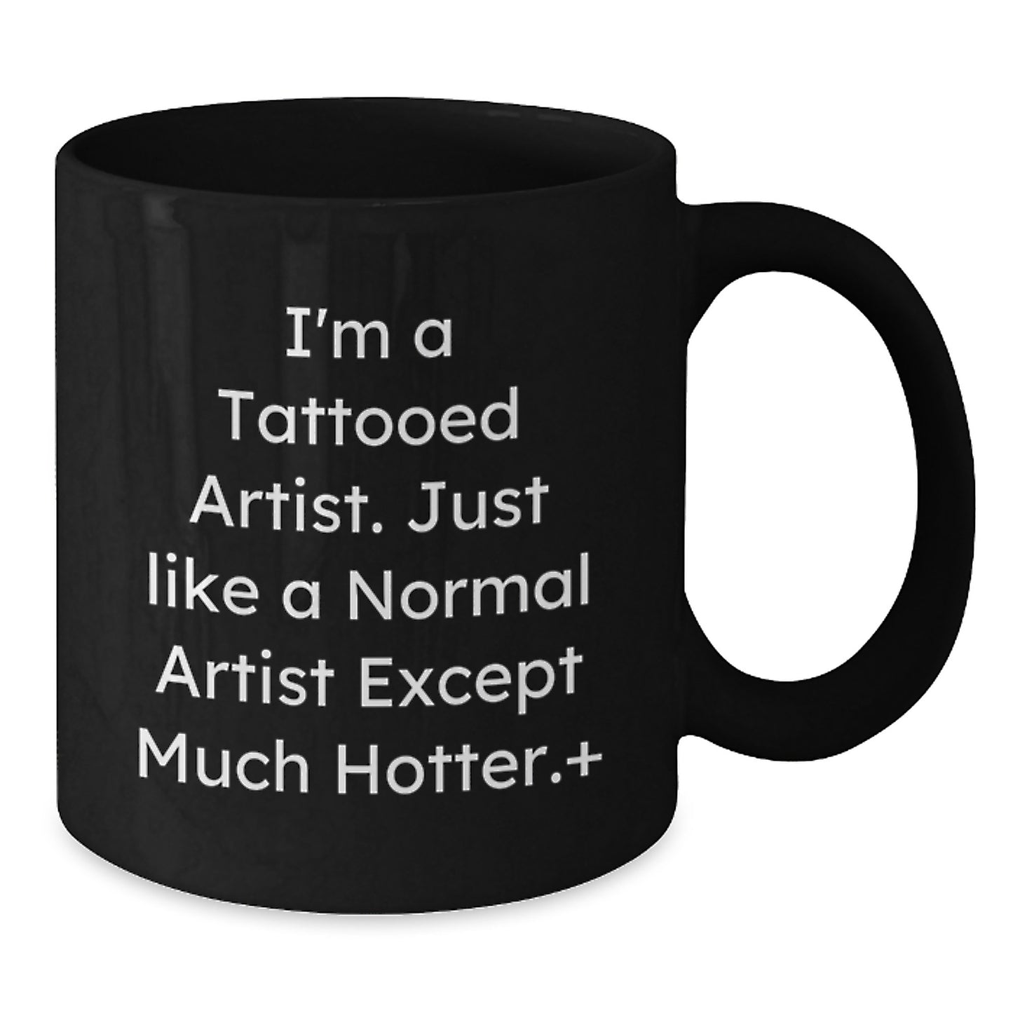 Artist Black Coffee Mug Gifts from Friends for Tattooed Artist Graduation Unique Gifts - Additional