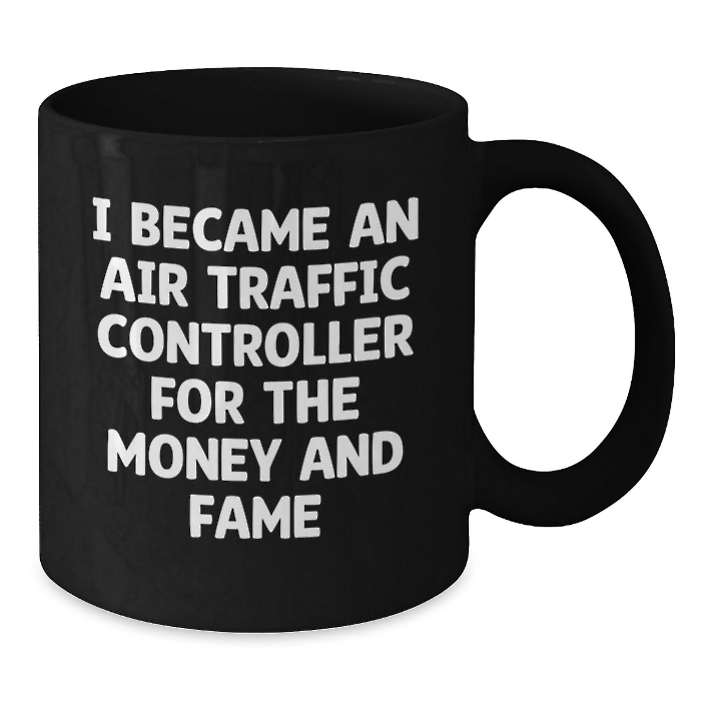 Funny Air Traffic Controller Gifts for Birthday from Friends to Coworkers, Inspirational Quote on Black Coffee Mug - Additional