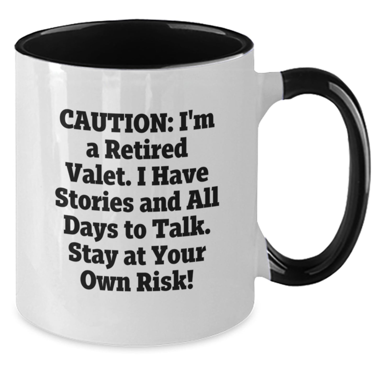 Funny Valet Gift, Retired Valet Joke Coffee Mug, Birthday Unique Gifts from Friends, Gifts for Valet - Additional