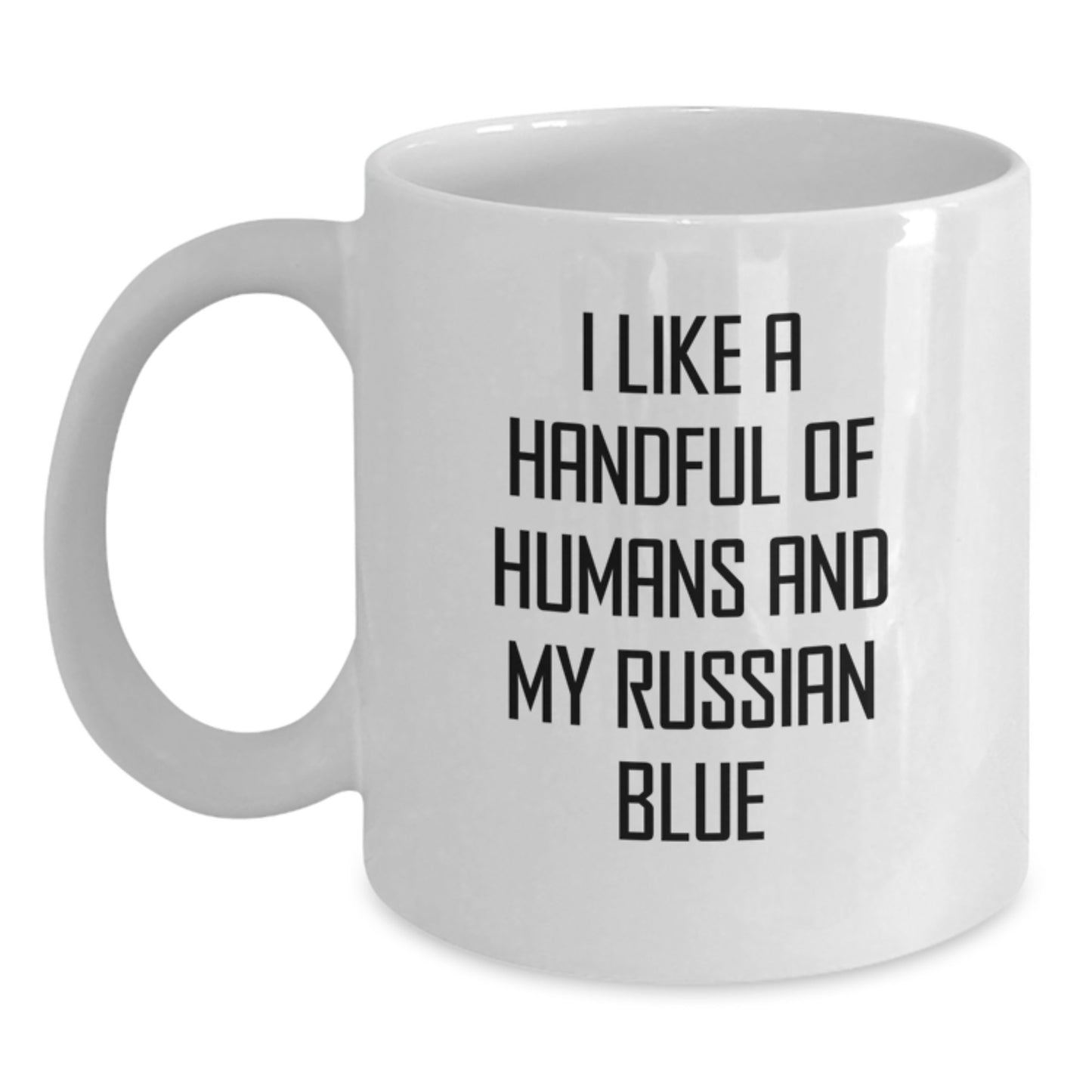 Funny Russian Blue Cat Lover Gifts from Friends for Birthday Unique Gifts - Main