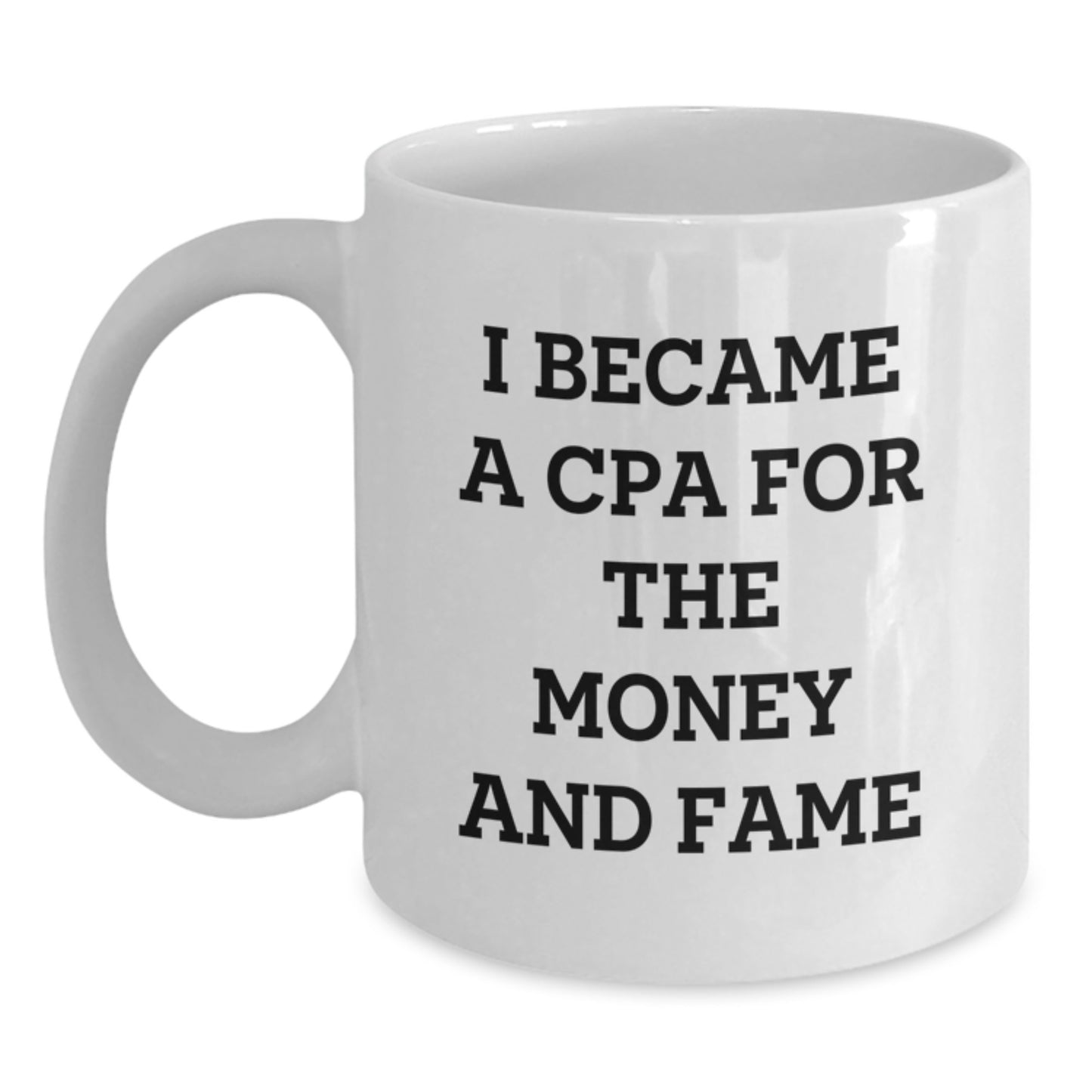 Funny CPA Gifts from Family Friends Coworkers to Men Women - White Coffee Mug for Graduation - Main
