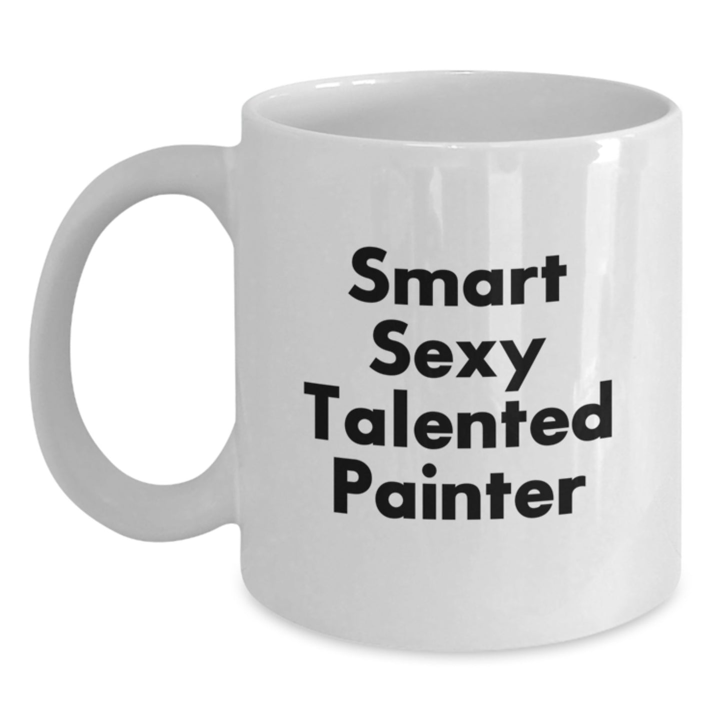 Gifts from Friends, Funny Quote for Talented Painter, White Coffee Mug Birthday Unique Gifts - Main