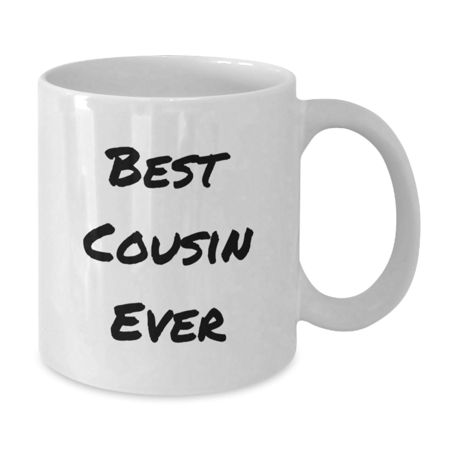 Funny Cousin Gift, Best Cousin Ever Quote, White Coffee Mug for Birthday, Gifts from Family, for Cousin - Additional