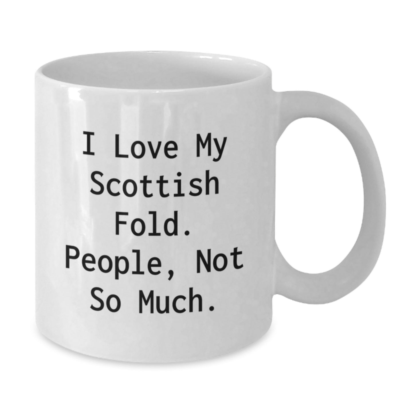 Funny Scottish Fold Cat Lovers Gifts from Family Friends Coworkers to Scottish Fold Cat Enthusiasts, White Coffee Mug for Graduation Unique Gifts - Additional