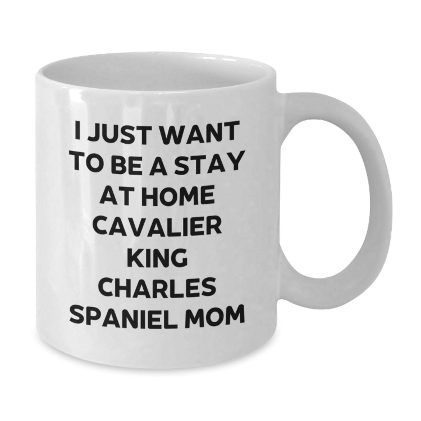 Funny Cavalier King Charles Spaniel Dog Mom White Coffee Mug Gifts from Family for Birthday - Additional