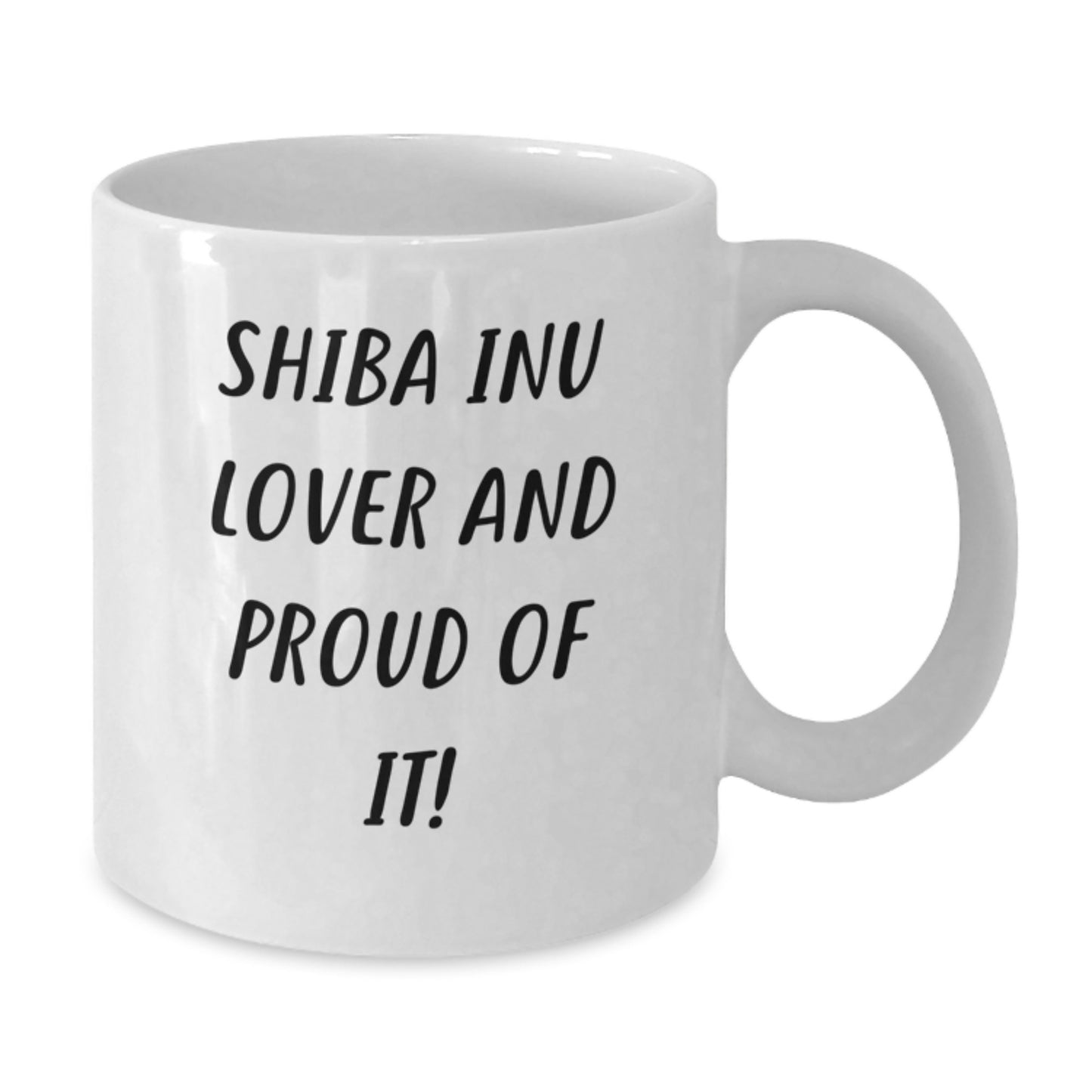 Shiba Inu Dog Lover Gifts from Friends and Family, Funny White Coffee Mug for Birthday - Additional