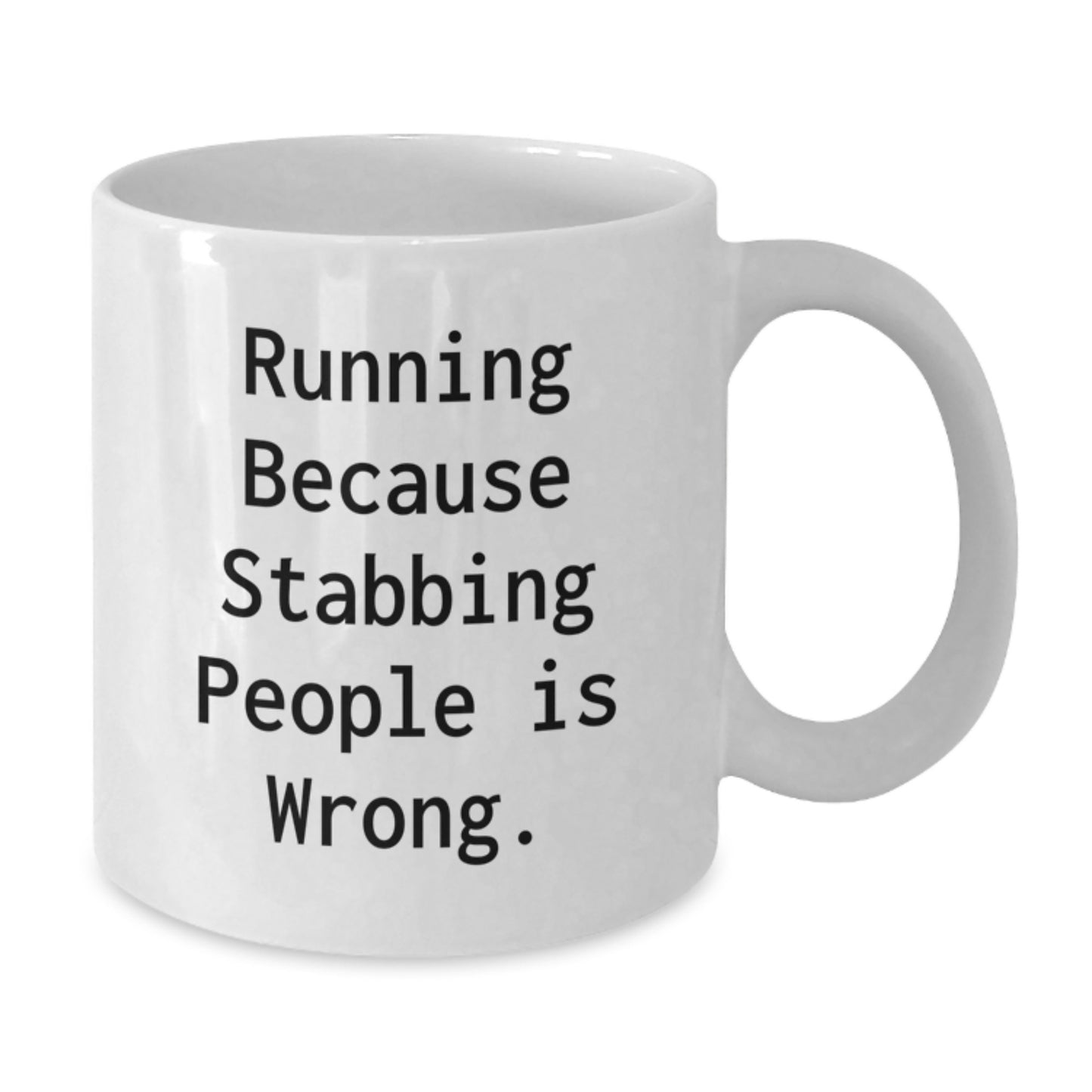 Funny Running Quotes White Coffee Mug for Graduation Gifts from Friends and Family, Inspirational Running Gifts for Running Women and Men - Additional