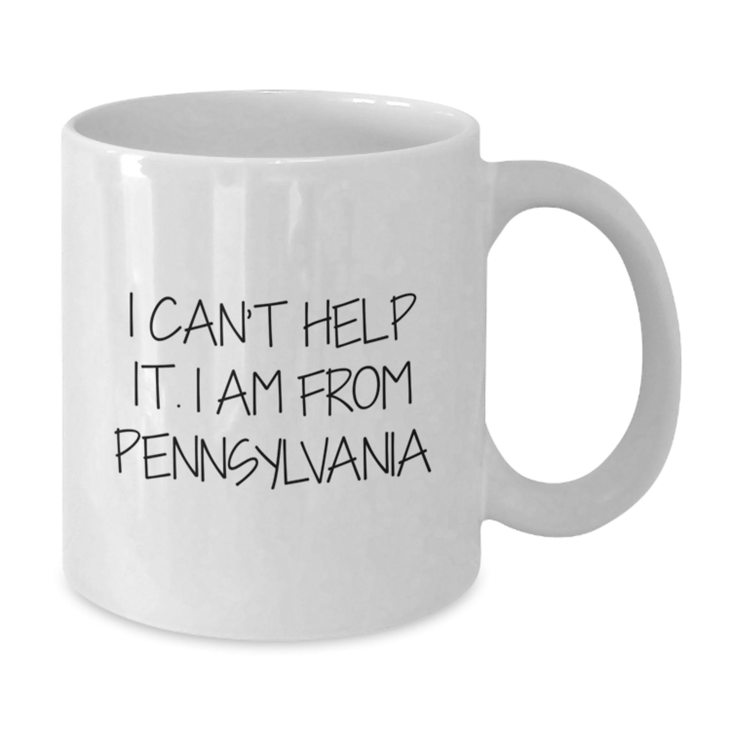 Pennsylvania Proud Funny Quote White Coffee Mug, Gifts from Men to Friends in Pennsylvania, Birthday Unique Gifts for Women from Family - Additional