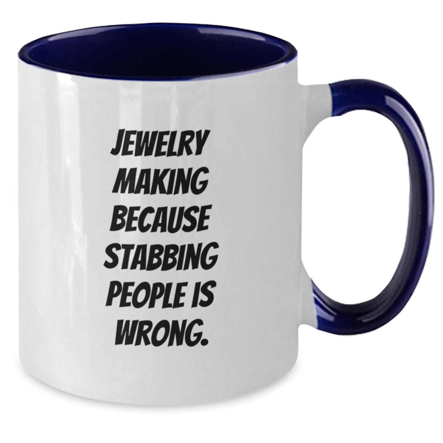Funny Jewelry Making Gifts from Friends, Two Tone Coffee Mugs with Inspirational Quote for Graduation, Gifts for Men, Women, Coworkers, Family, Friends - Additional