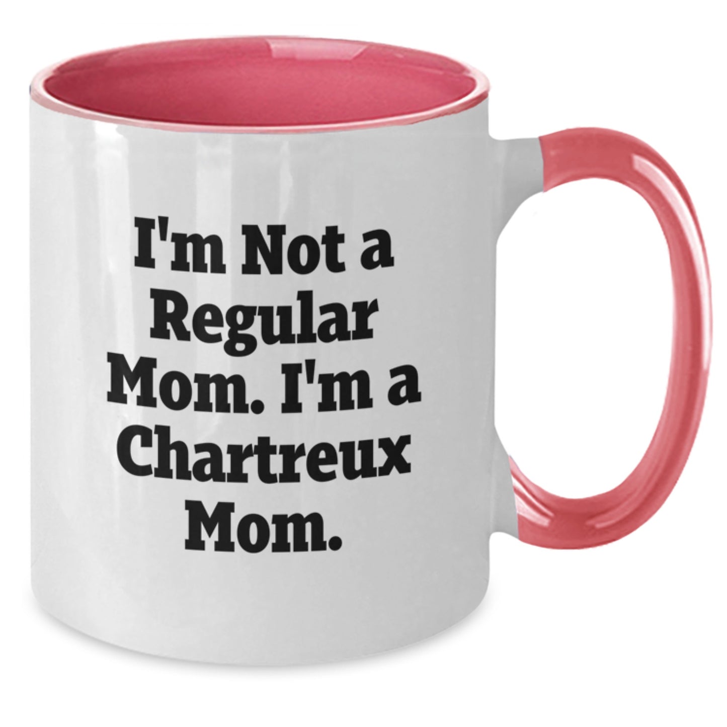 Funny Chartreux Cat Mom Gifts for Graduation - Two Tone Coffee Mug from Mom to Chartreux Cat Lover - Additional