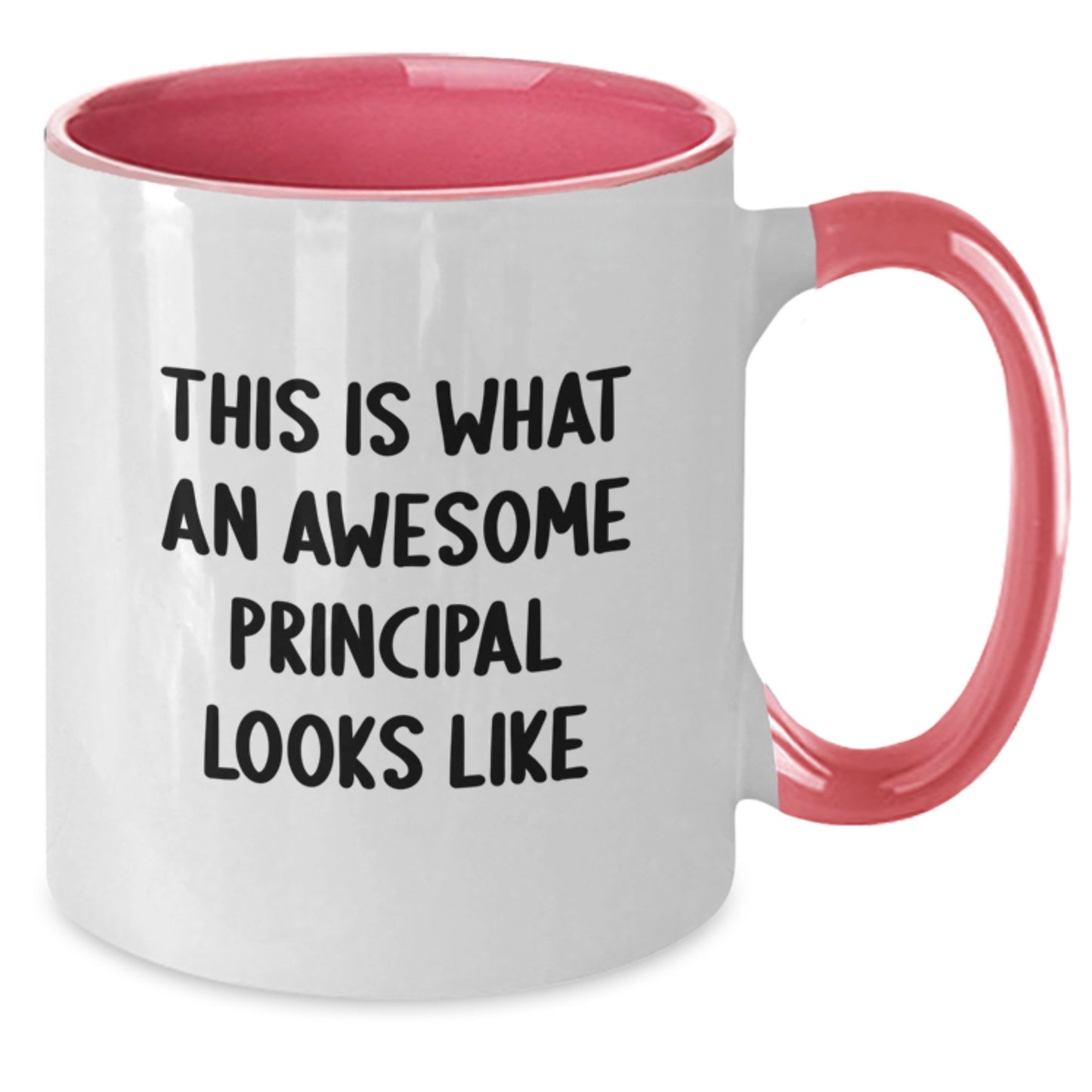 Funny Principal Gifts from Men to Principal, Two Tone Coffee Mug for Graduation, This Is What An Awesome Principal Looks Like - Additional