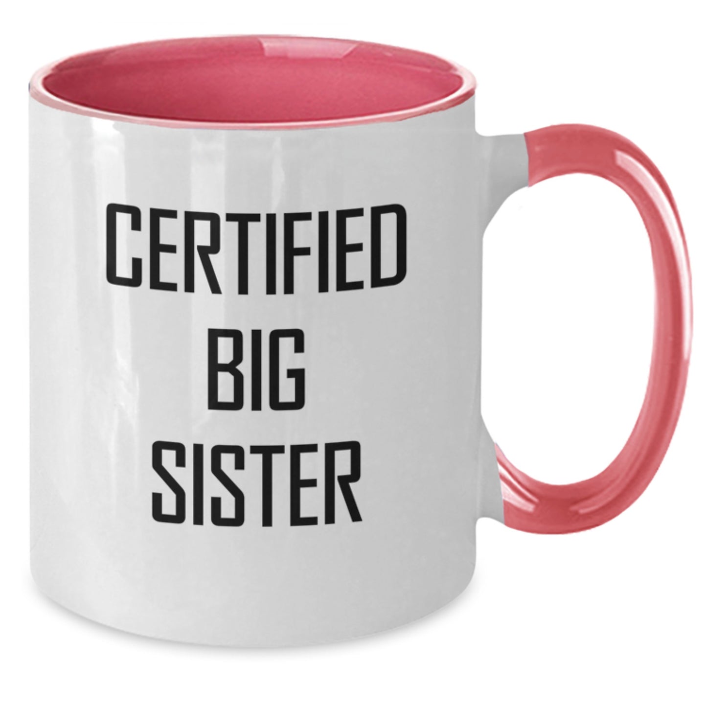 Funny Big Sister Gifts from Women to Big Sisters Two Tone Coffee Mug Birthday Unique Presents - Additional