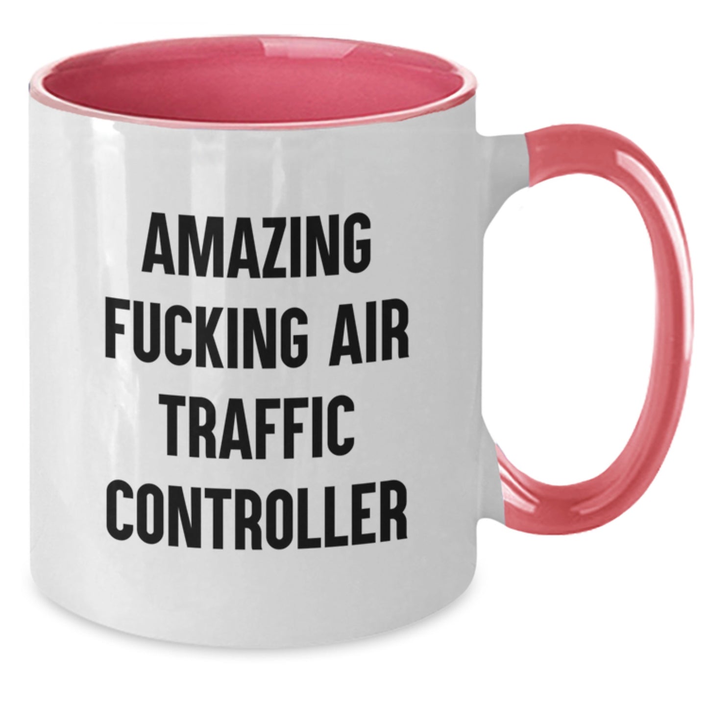 Funny Air Traffic Controller Gifts from Friends for Air Traffic Controller Graduation Unique Two Tone Coffee Mug - Additional