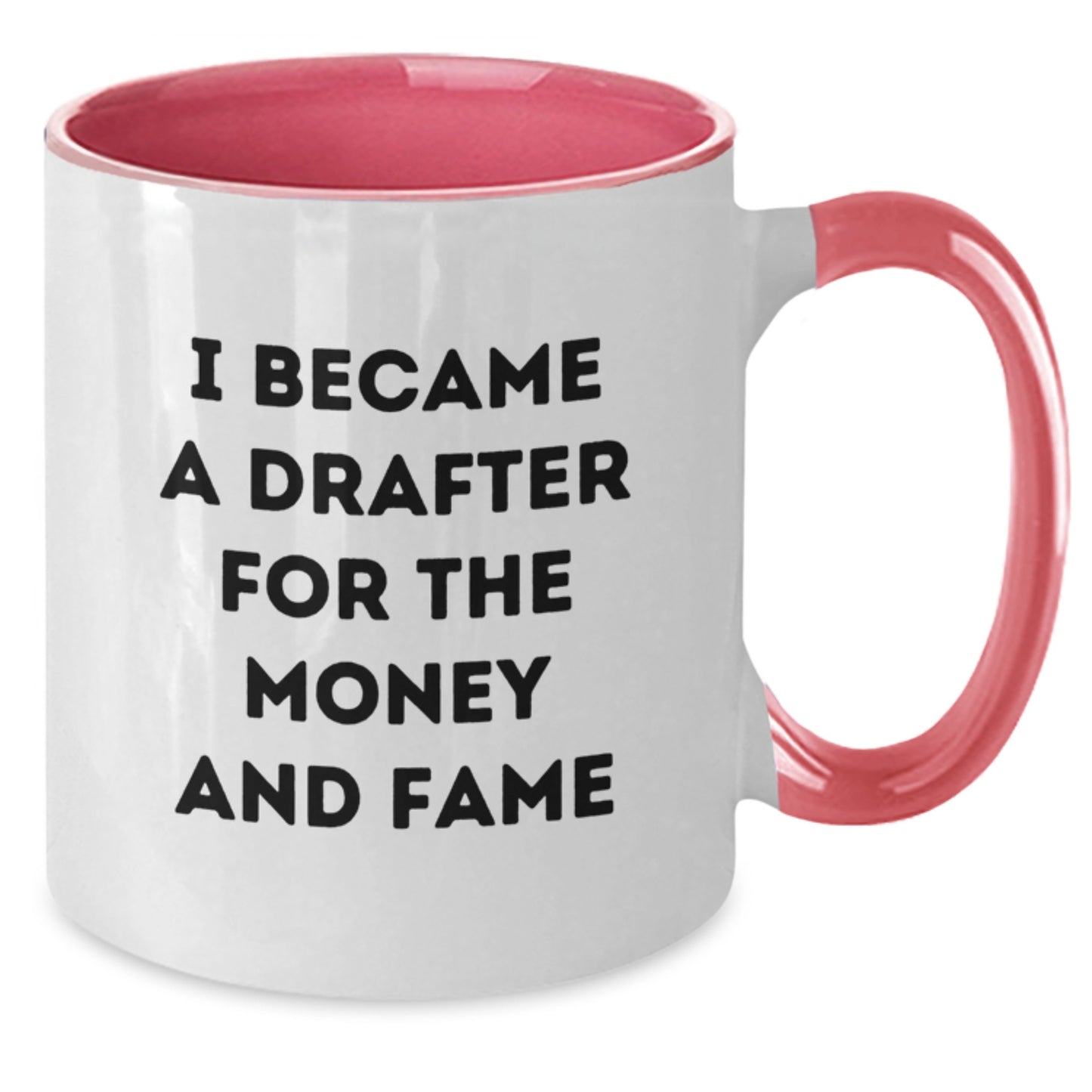 Funny Drafter Mugs Gifts for Men from Friends, Cute Two Tone Coffee Mug for Graduation - Additional