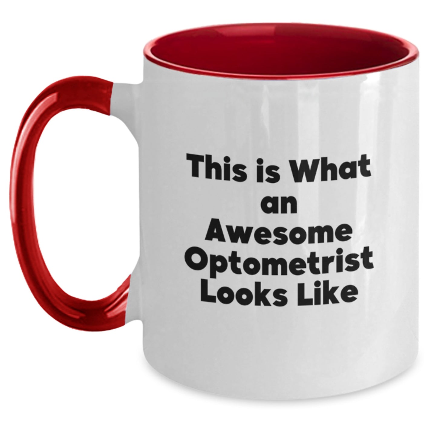 Optometrist Gifts from Friends, Cute Two Tone Coffee Mugs for Awesome Optometrist, This Is What An Awesome Optometrist Looks Like, Graduation Unique Gifts - Main