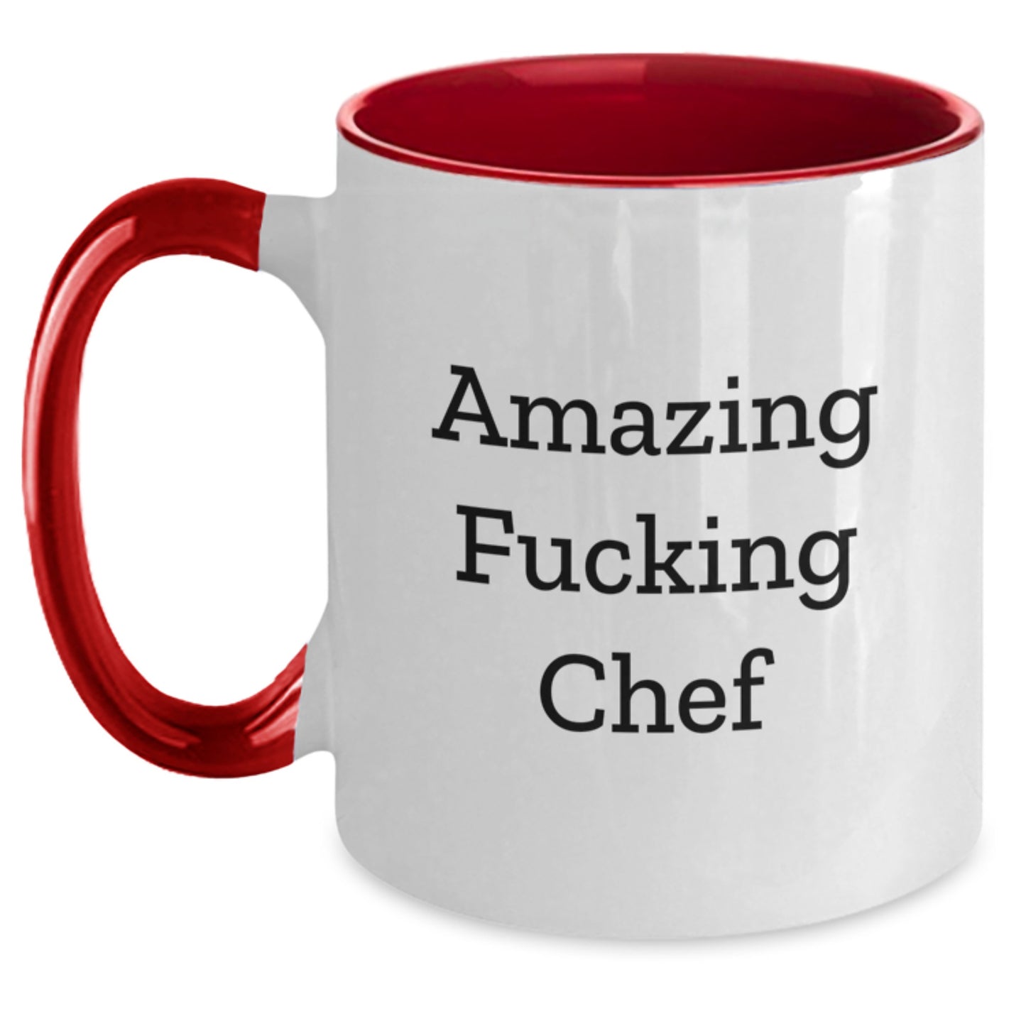 Funny Chef Gifts from Men to Chef Friends - Amazing Two Tone Coffee Mug for Graduation - Main