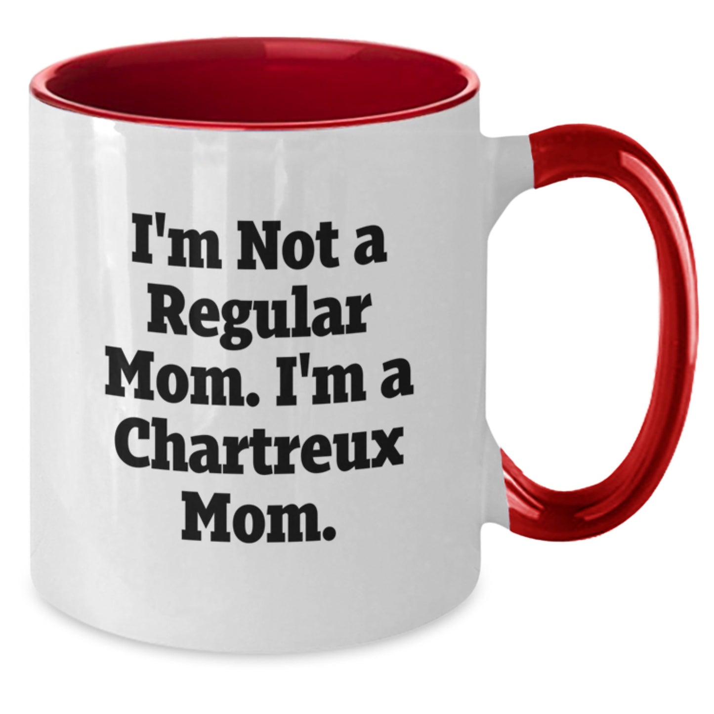 Funny Chartreux Cat Mom Gifts for Graduation - Two Tone Coffee Mug from Mom to Chartreux Cat Lover - Additional