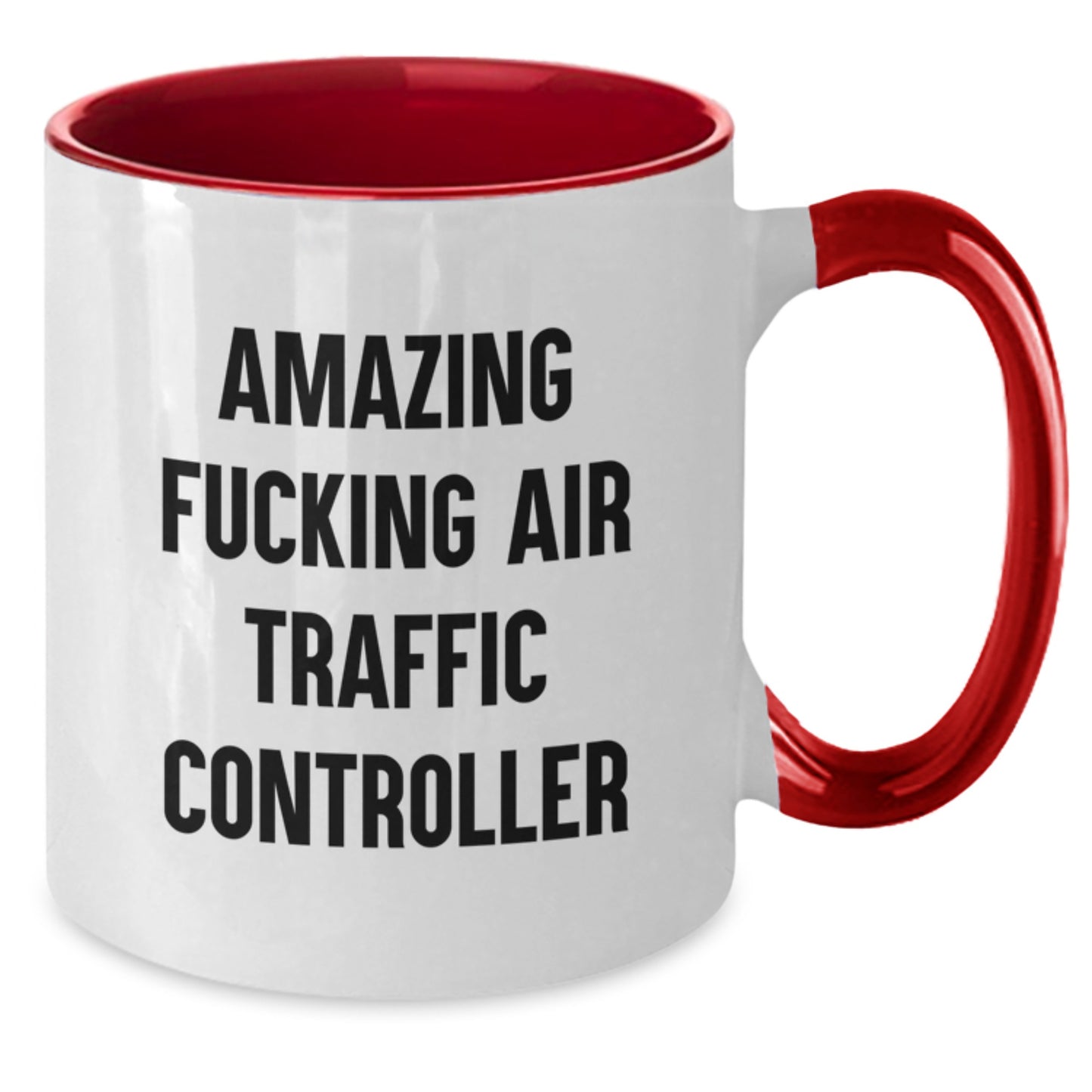 Funny Air Traffic Controller Gifts from Friends for Air Traffic Controller Graduation Unique Two Tone Coffee Mug - Additional