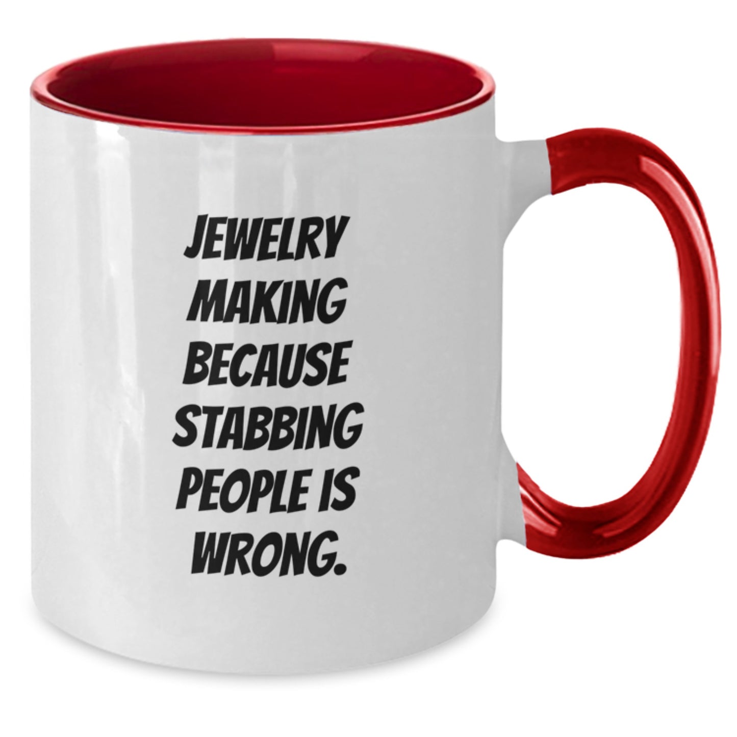 Funny Jewelry Making Gifts from Friends, Two Tone Coffee Mugs with Inspirational Quote for Graduation, Gifts for Men, Women, Coworkers, Family, Friends - Additional
