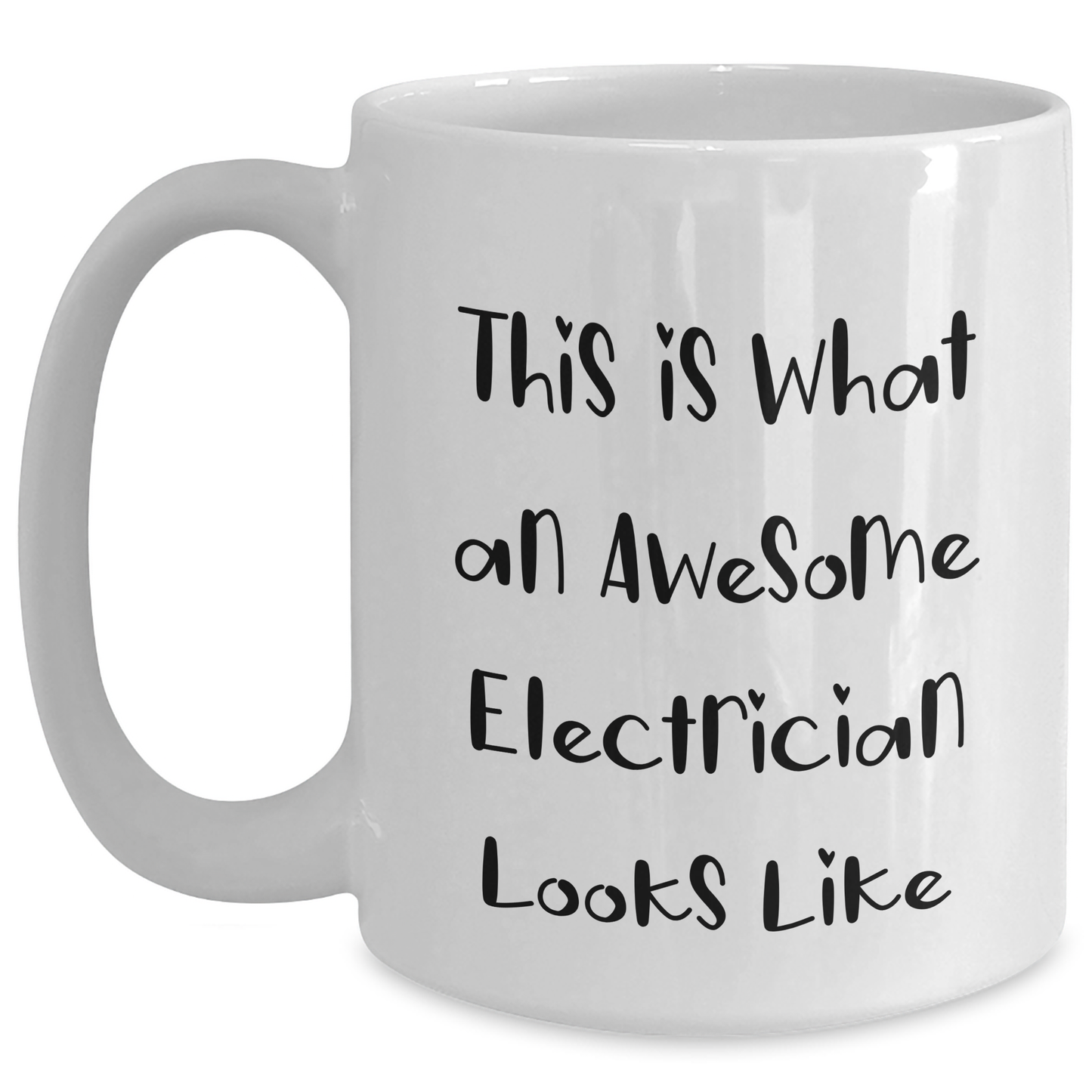 Funny Electrician Gifts from Friends, Gifts for Electrician Men, White Coffee Mug for Graduation Unique Gifts - Main