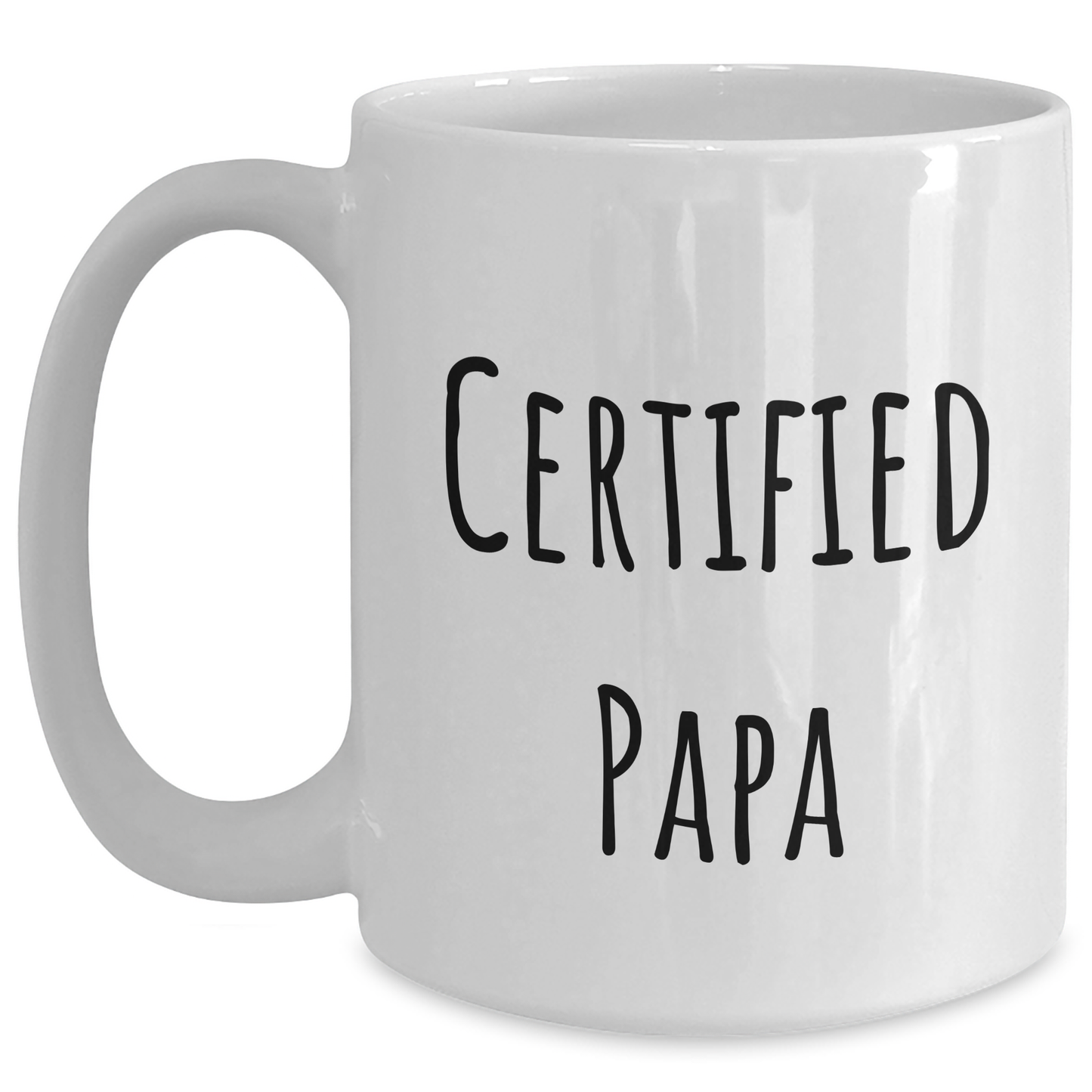 Funny Papa Quotes White Coffee Mug Gifts for Papa from Family - 11oz or 15oz Capacity, Ceramic, Microwave and Dishwasher Safe - Main