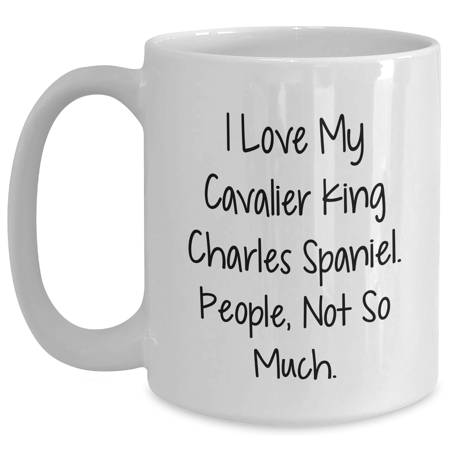 Cavalier King Charles Spaniel Dog Lover Gifts from Family, Friends to Graduation Unique White Coffee Mugs - Main