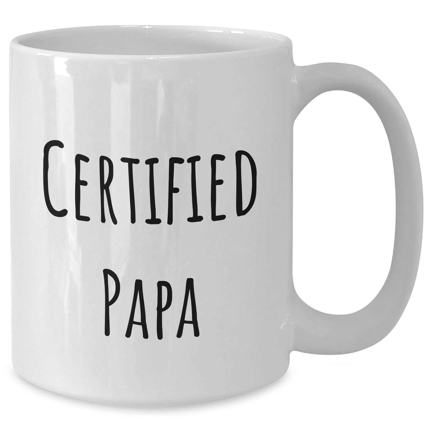 Funny Papa Quotes White Coffee Mug Gifts for Papa from Family - 11oz or 15oz Capacity, Ceramic, Microwave and Dishwasher Safe - Additional