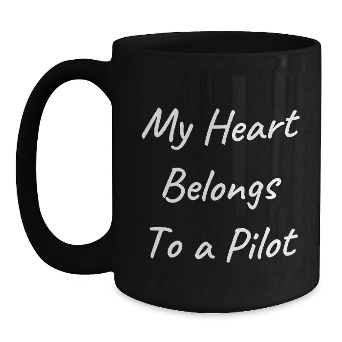 Pilot Gifts, Funny Quote, Graduation Unique Gifts from Friends to Pilot, Black Coffee Mug - Main