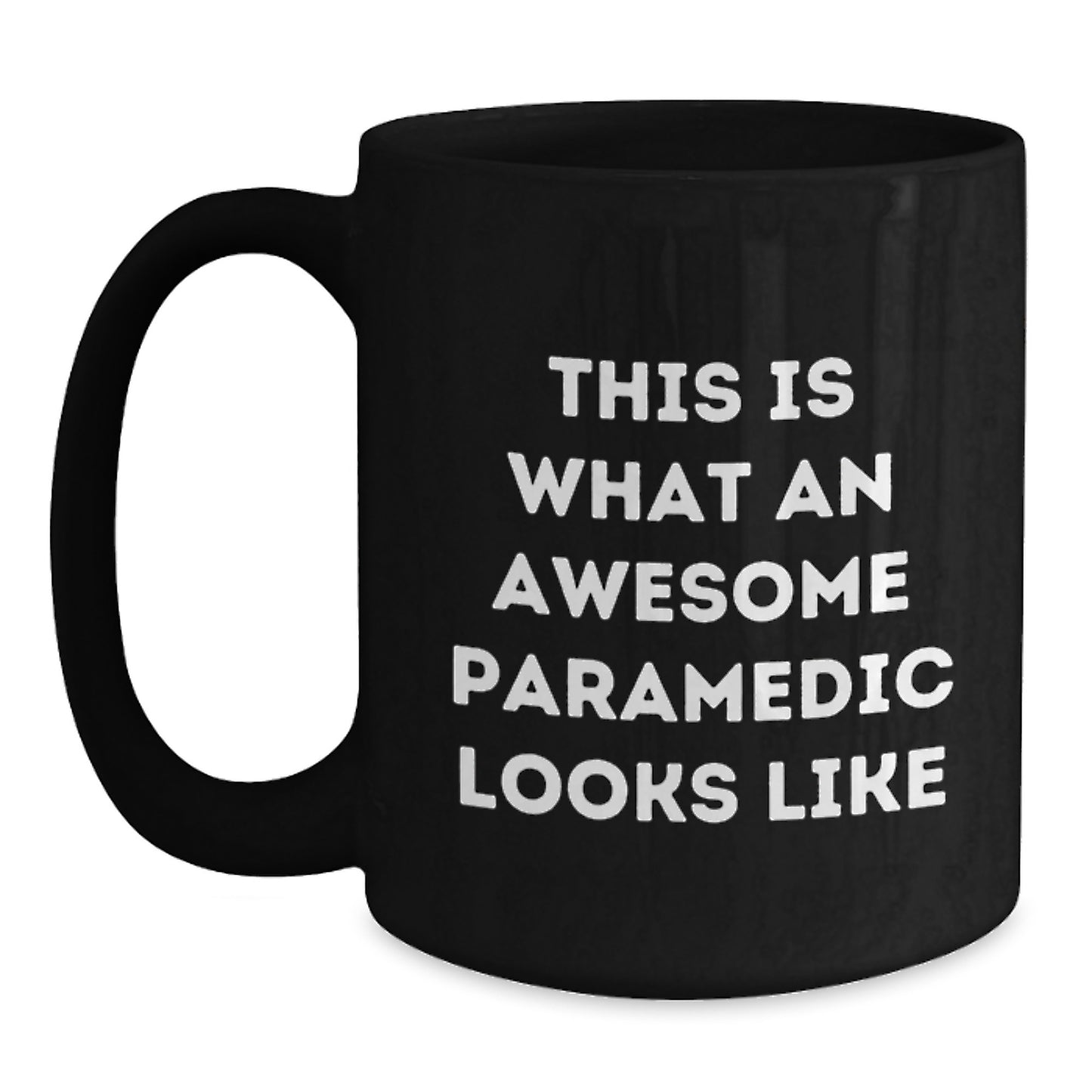 Funny Rescue Worker Gifts from Friends to Awesome Rescue Workers, Black Coffee Mug for Rescue Worker Graduation Unique Gifts - Main