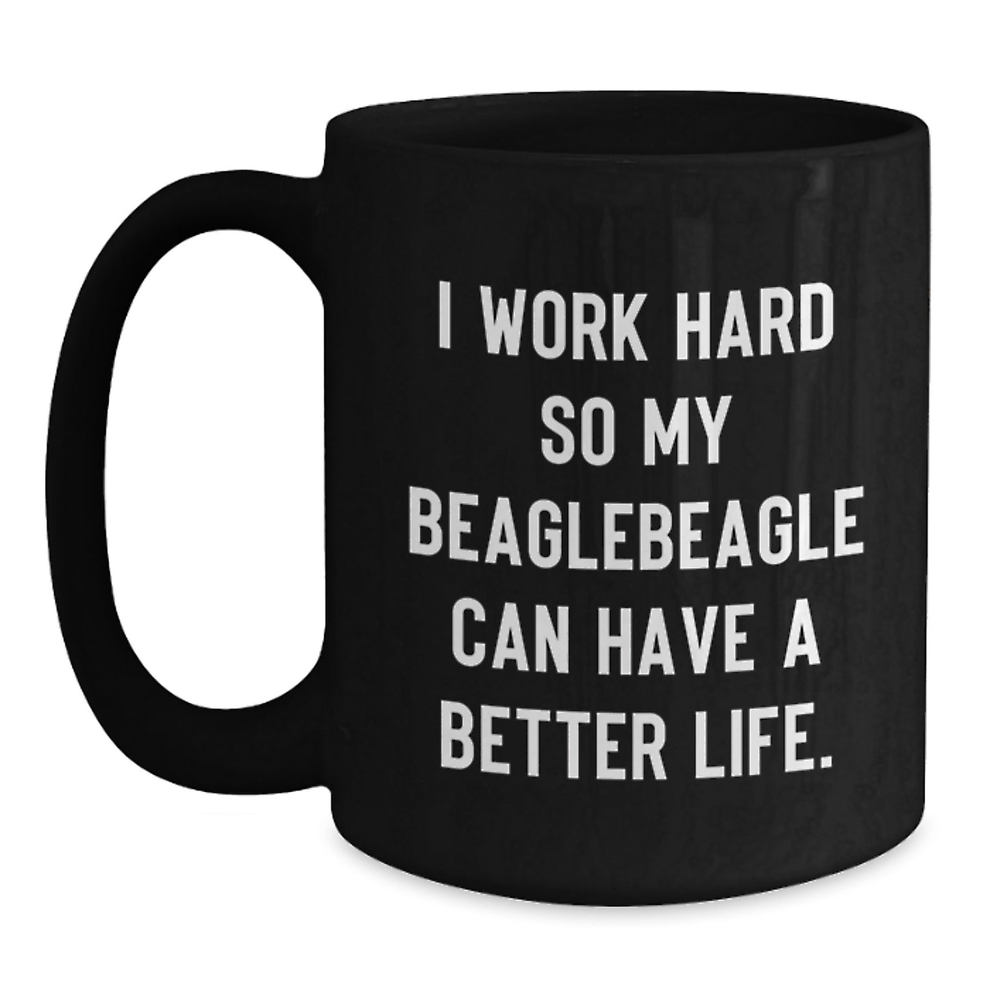 Funny Beagle Dog Lover Gifts from Family Friends to Him Her for Birthday Unique Beaglebeagle Mug - Main
