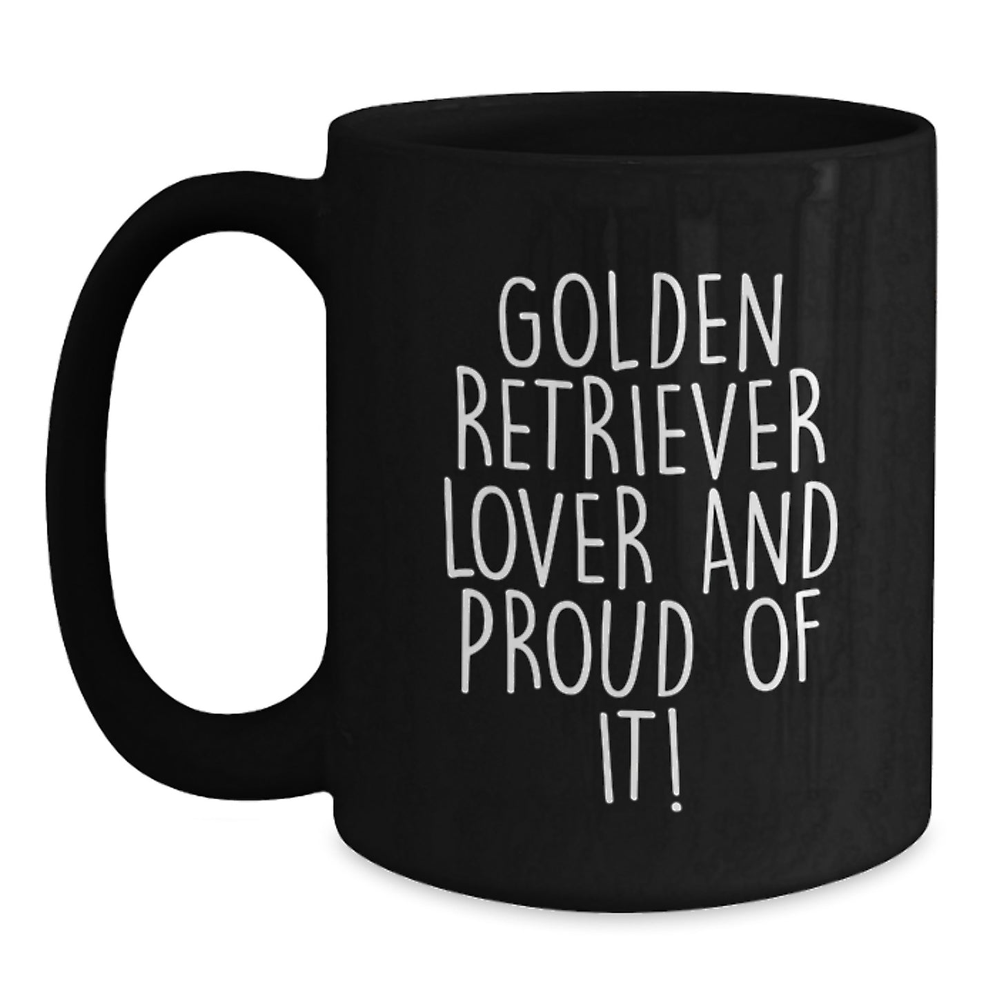 Golden Retriever Dog Lover Gifts from Friends to Family, Funny Quote Birthday Mug for Men and Women - Main