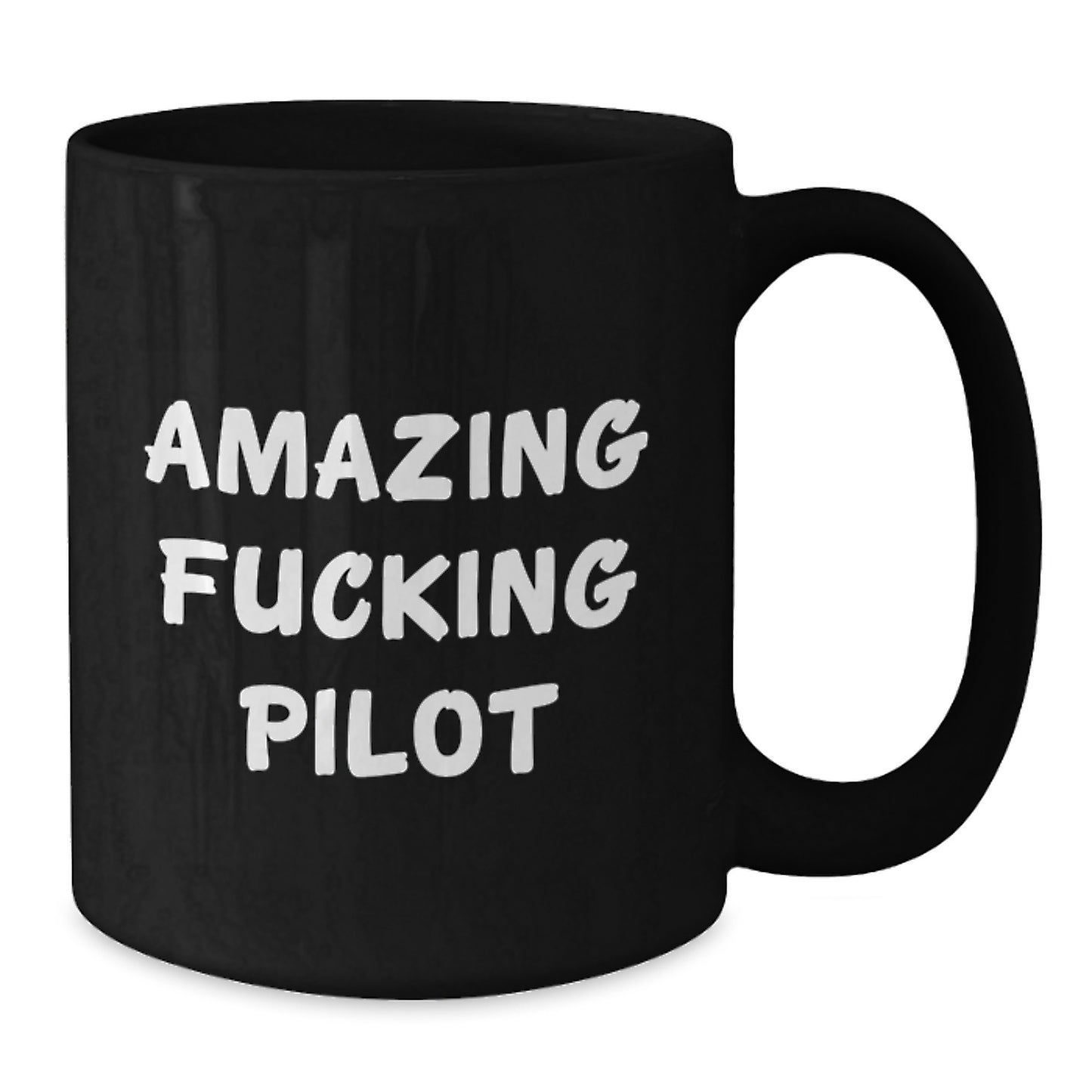 Pilot Gifts from Friends to Graduating Pilots - Funny Black Coffee Mug with Amazing Quote - Unique Gifts for Men, Women, Coworkers, and Family - Additional