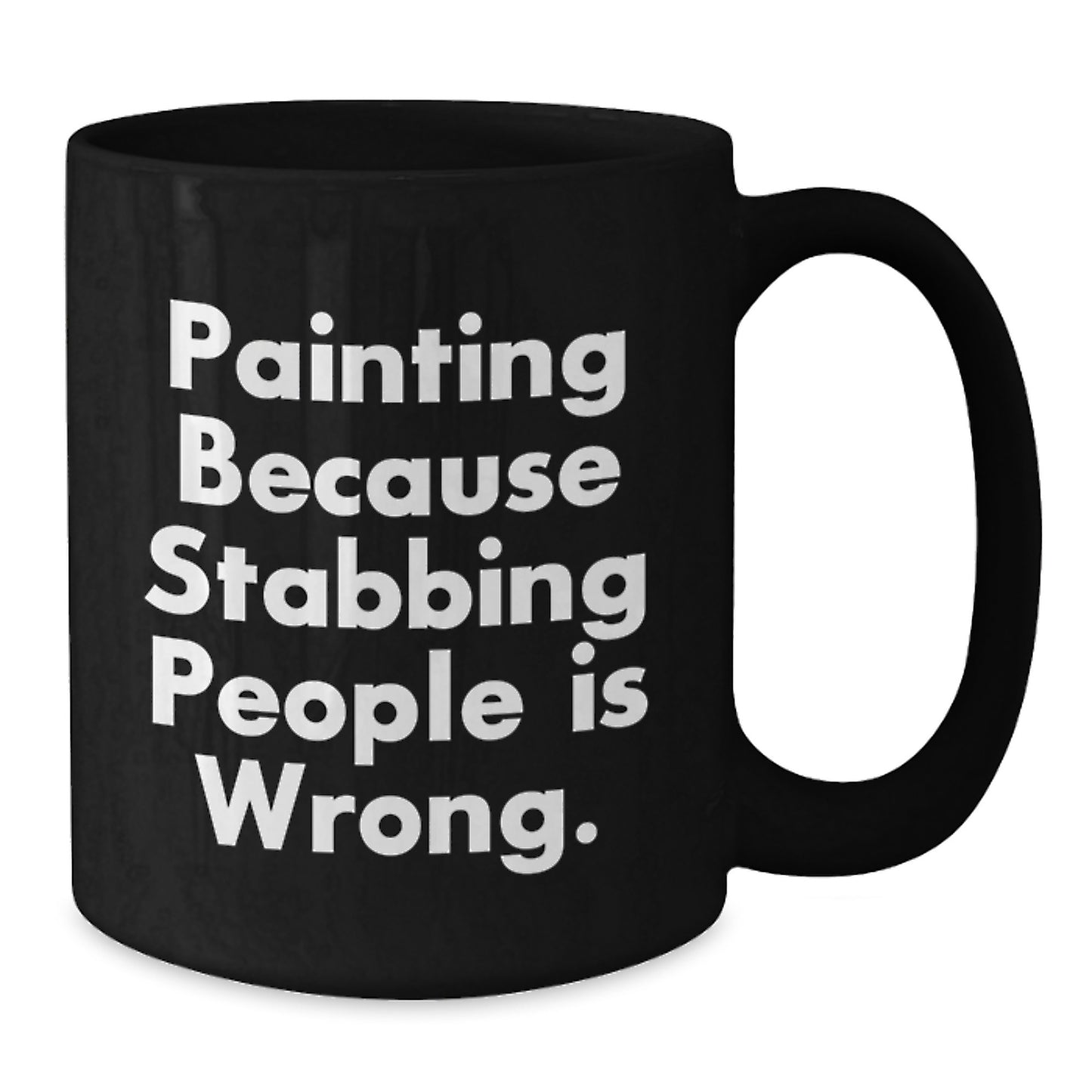Painting Humor Gifts from Friends, Funny Black Coffee Mug for Painting Lovers, Gifts for Painting Enthusiasts Graduation Unique Gifts - Additional