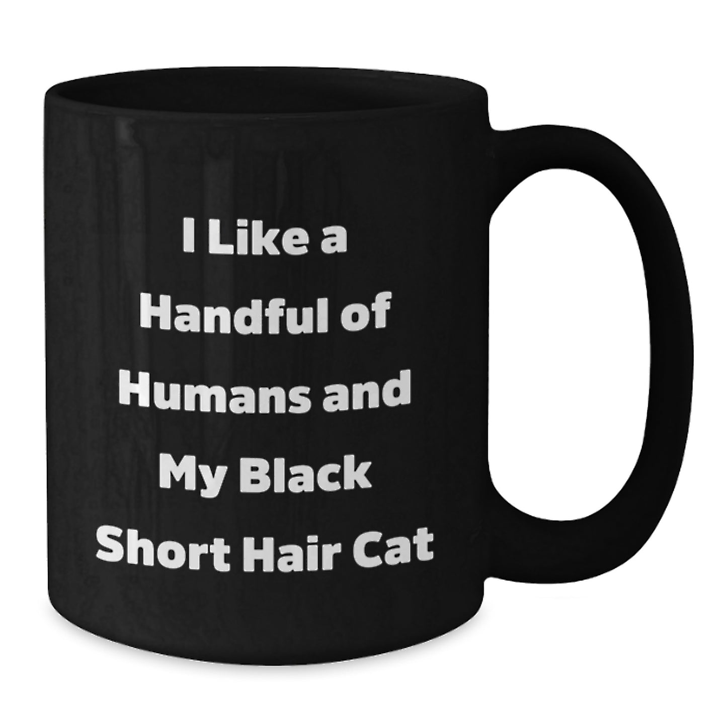 Funny Graduation Gifts for Black Short Hair Cat Lovers - Black Coffee Mug from Friends - Additional