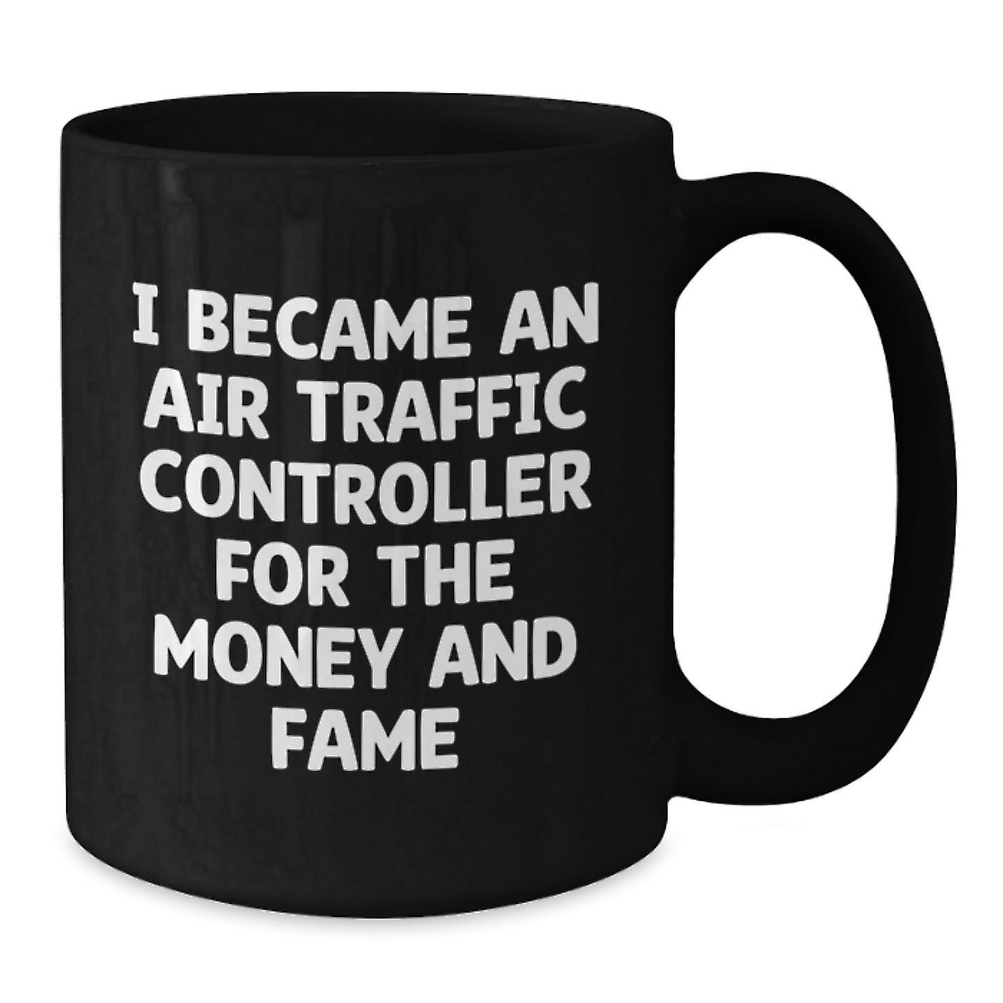 Funny Air Traffic Controller Gifts for Birthday from Friends to Coworkers, Inspirational Quote on Black Coffee Mug - Additional