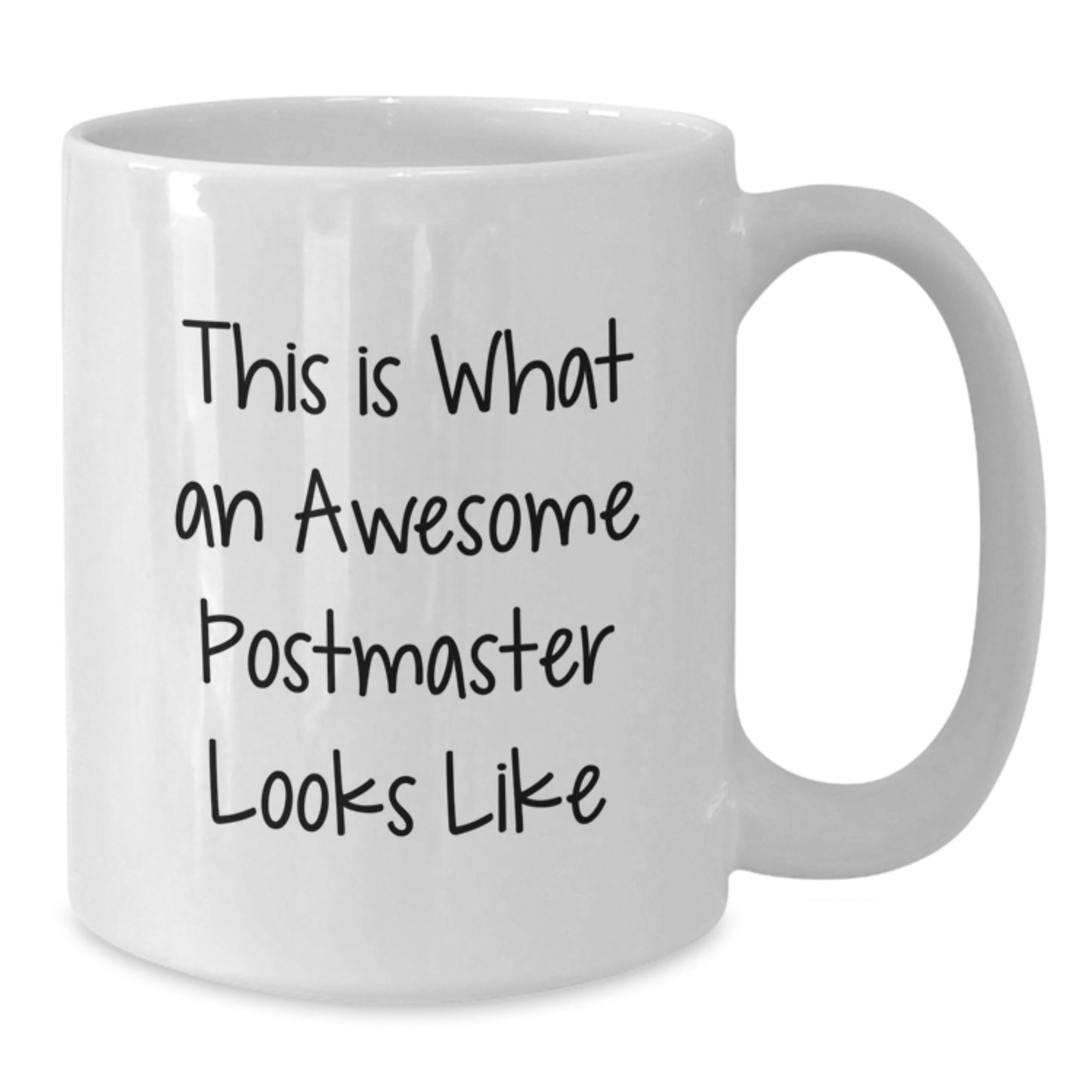 Funny Postmaster Gifts for Women from Friends - White Coffee Mug, 'This Is What An Awesome Postmaster Looks Like' Quote for Graduation - Additional