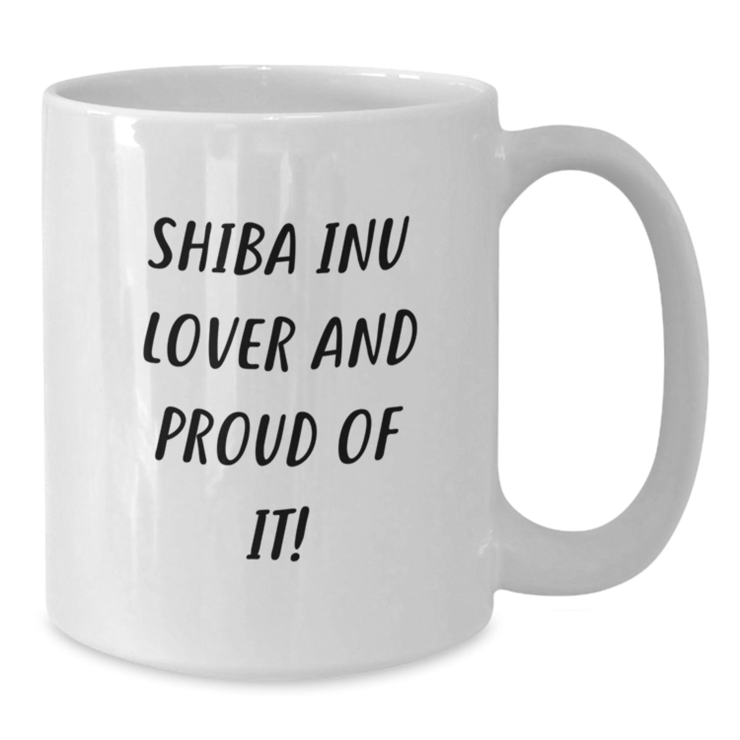Shiba Inu Dog Lover Gifts from Friends and Family, Funny White Coffee Mug for Birthday - Additional