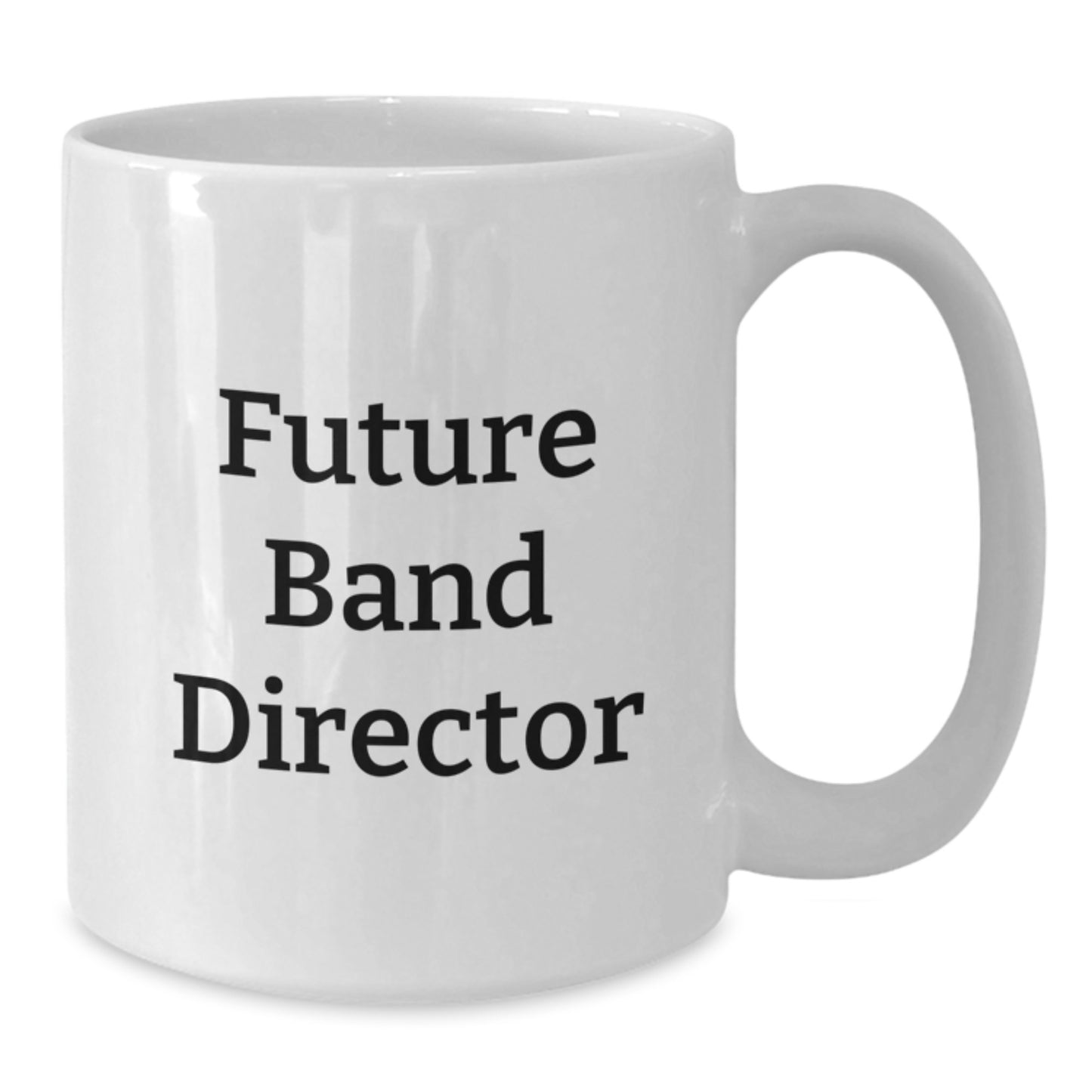 Funny Future Band Director Birthday Unique Gifts from Friends to Director - White Coffee Mug - Additional