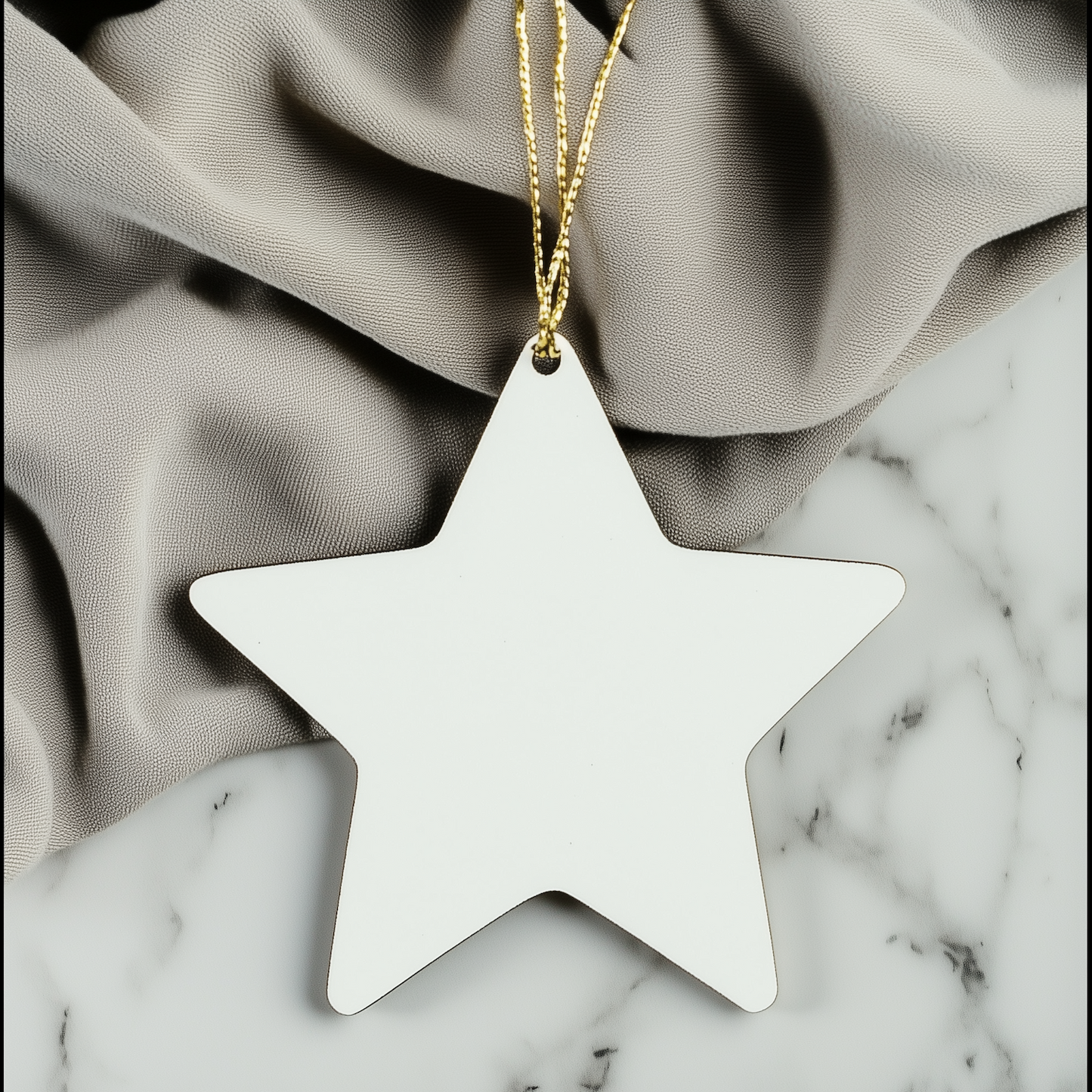 Cardigan Welsh Corgi Dog Lover's Christmas Unique Gift, Best Dad Ever Star Ornament, Gifts from Family for Friends, Star Shaped White Decorative Keepsake - Image 3