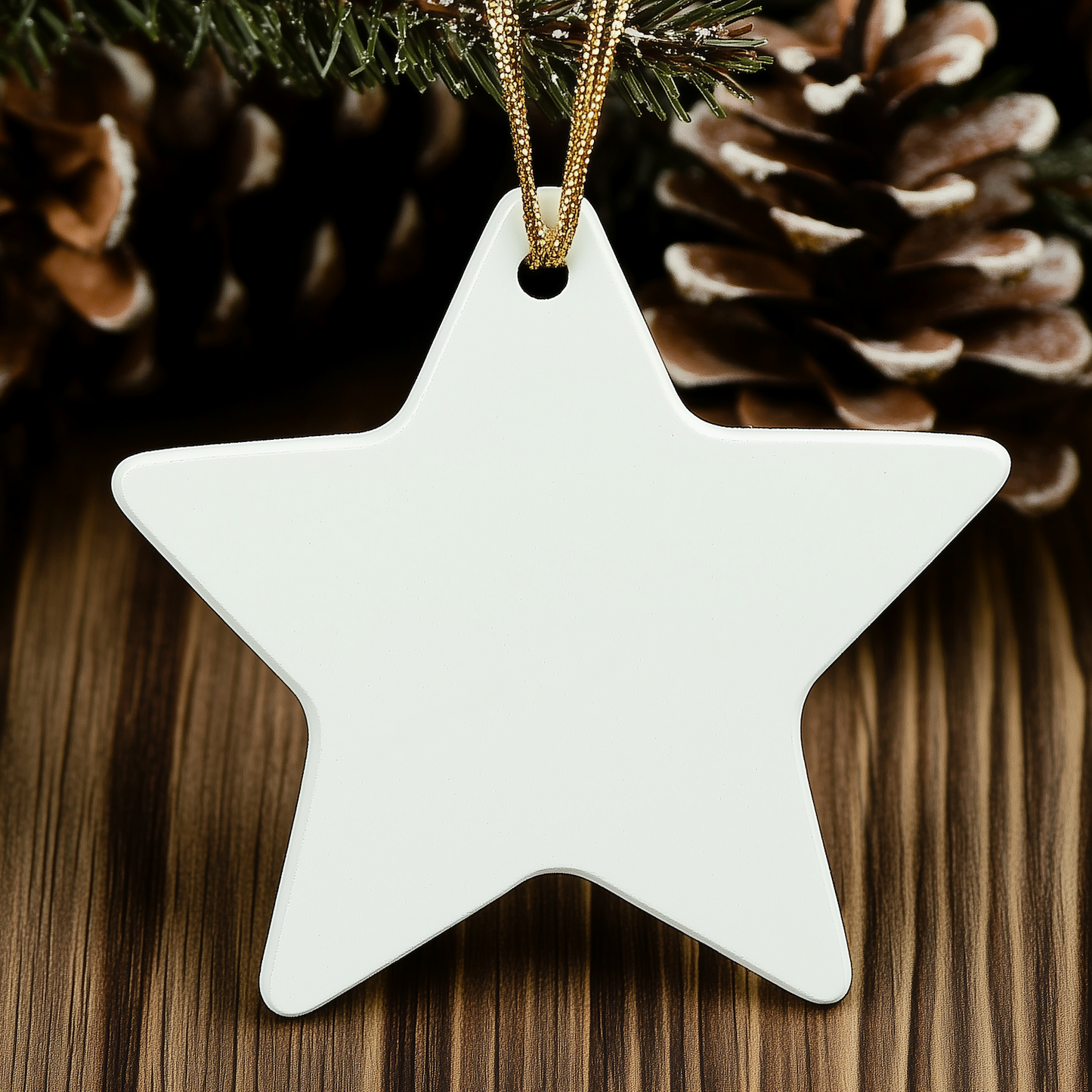 Cardigan Welsh Corgi Dog Lover's Christmas Unique Gift, Best Dad Ever Star Ornament, Gifts from Family for Friends, Star Shaped White Decorative Keepsake - Image 4
