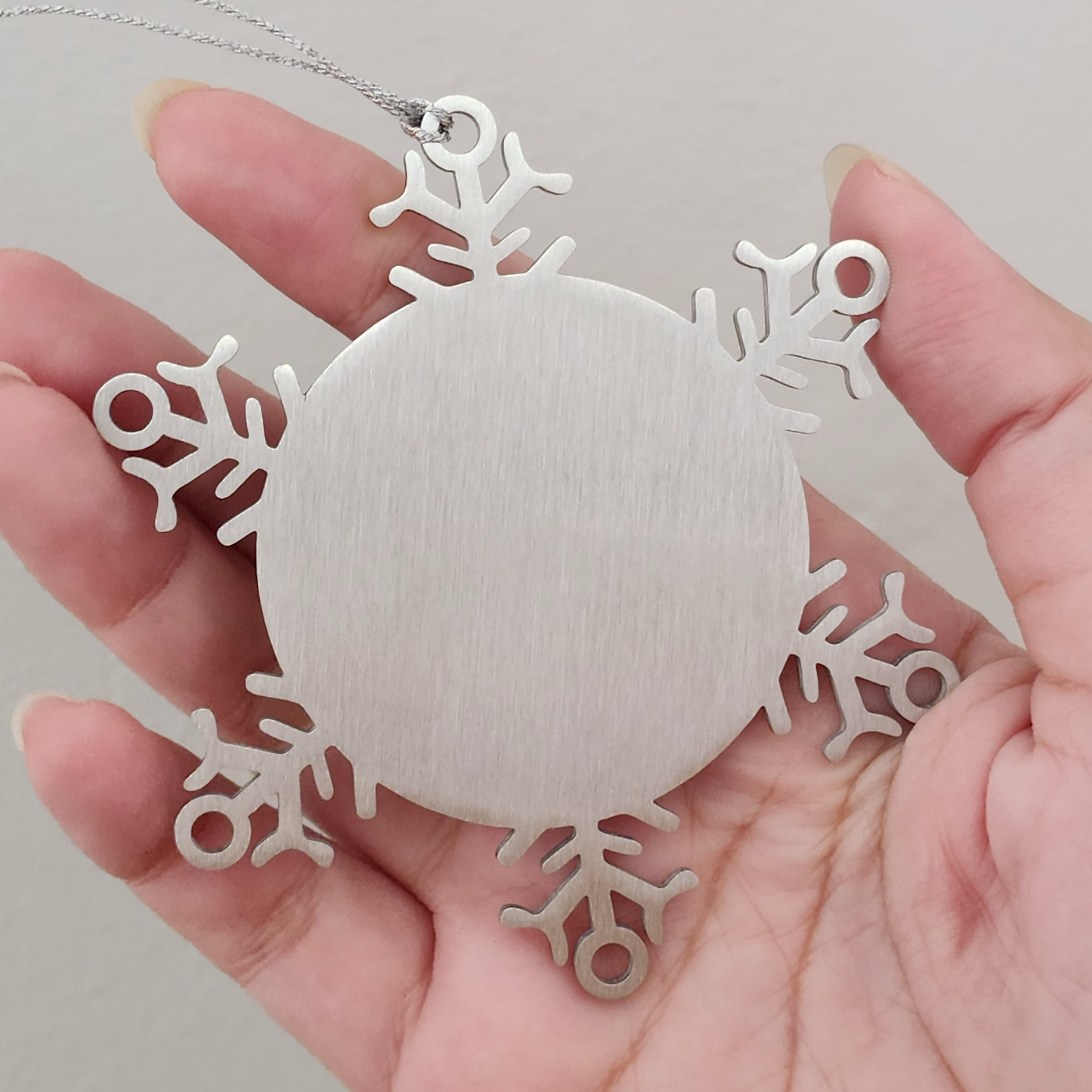 Welding Enthusiasts' Funny Snowflake Ornament Gifts from Friends for Christmas - Eat. Sleep. Welding. Repeat. - Image 4